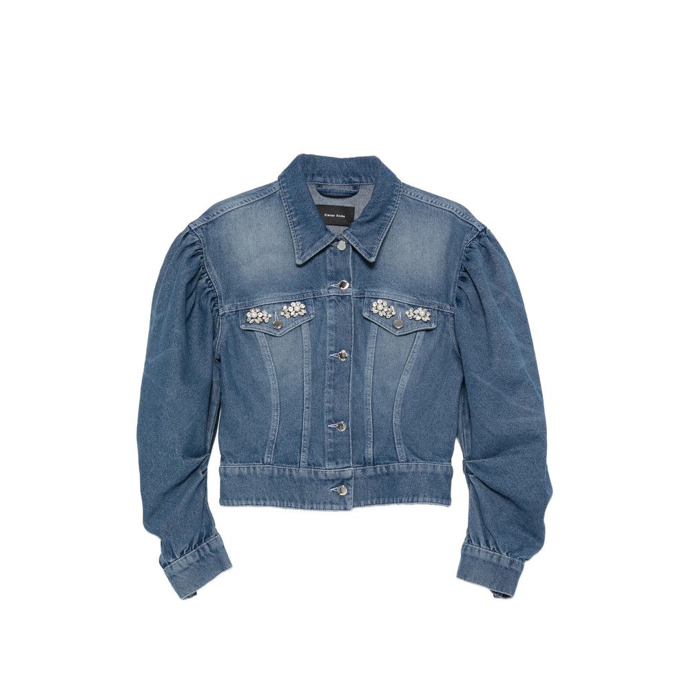 Simone Rocha Simone Rocha BLUE Jackets - Denim Jackets Size XL / US 12-14 / IT 48-50 - 1 Thumbnail