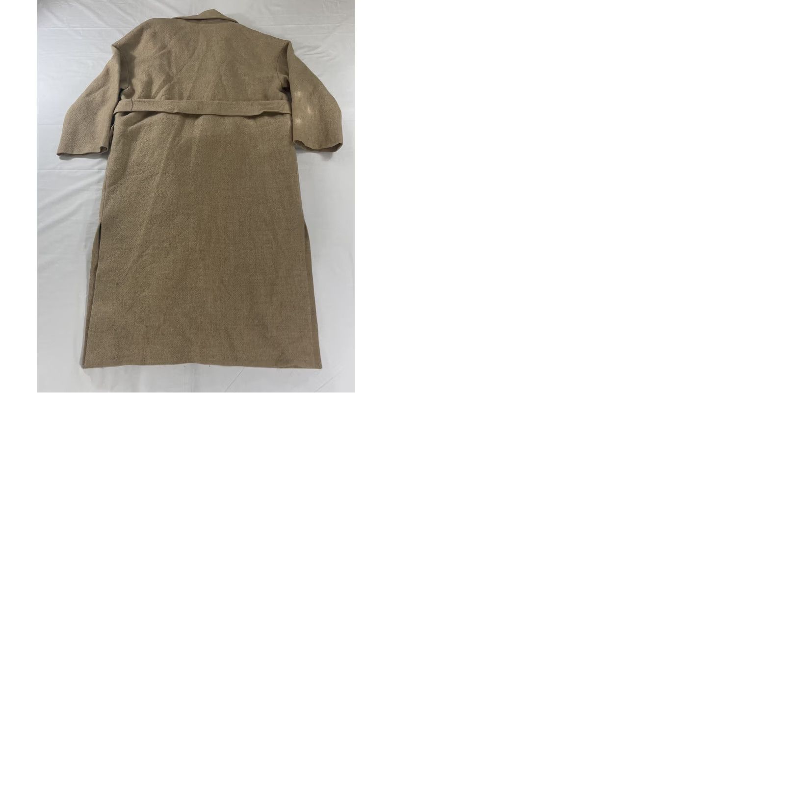 Zara VINTAGE Zara Women's Coat Wool Camel Limited Edition Waterfall Beige 8440646 Size ONE SIZE - 11 Thumbnail