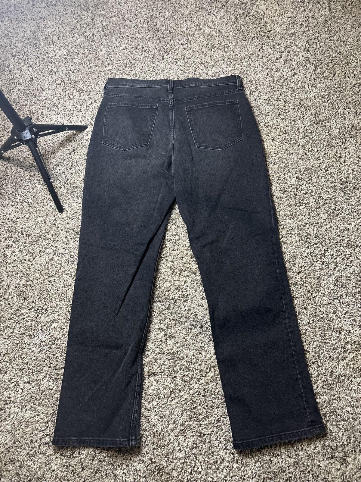 Banana Republic Black Washed Jeans Size US 32 / EU 48 - 2 Thumbnail