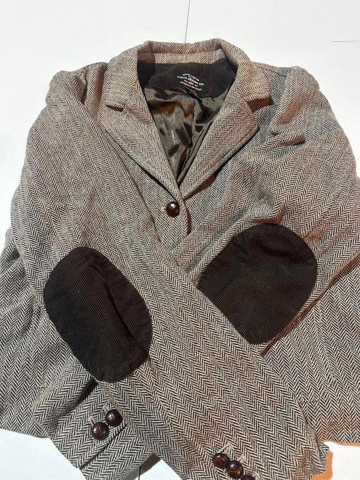 Other Polo Jeans Co Ralph Lauren Herringbone Tweed Jacket Size L / US 10 / IT 46 - 4 Thumbnail