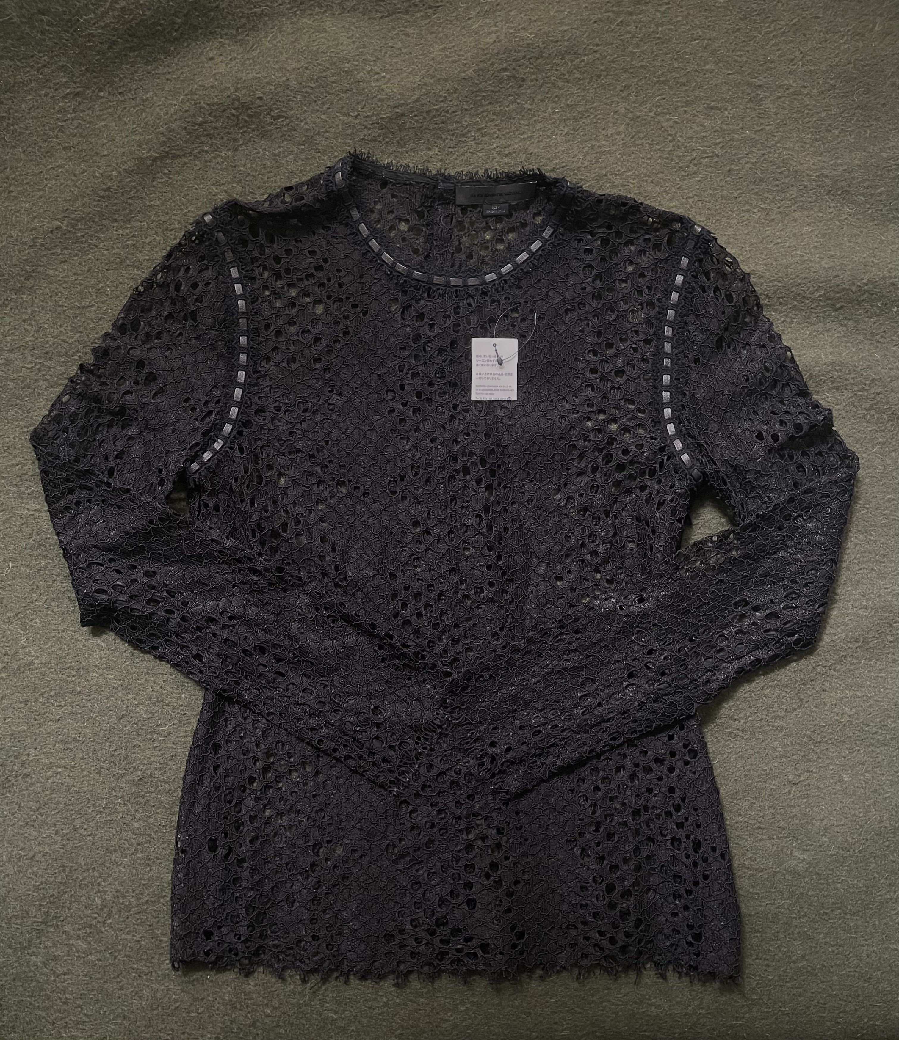 Alexander Wang Lace Mesh Longsleeve Top Size M / US 6-8 / IT 42-44 - 1 Thumbnail