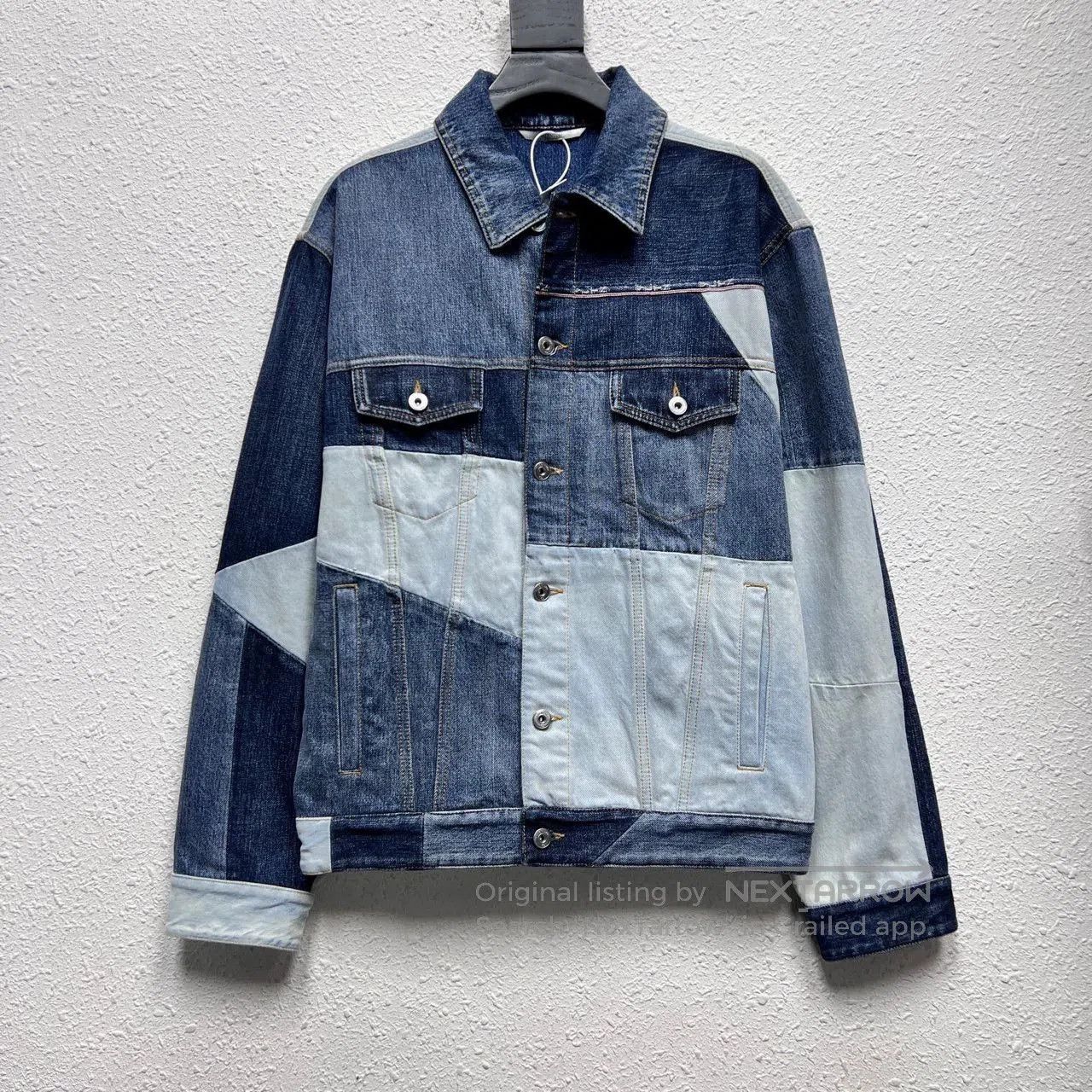 Valentino Valentino FW21 Geometric Denim Jacket. Size US S / EU 44-46 / 1 - 1 Thumbnail