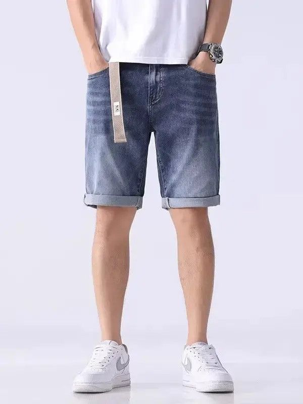 Japanese Brand Loose straight denim shorts Size US 32 / EU 48 - 6 Thumbnail