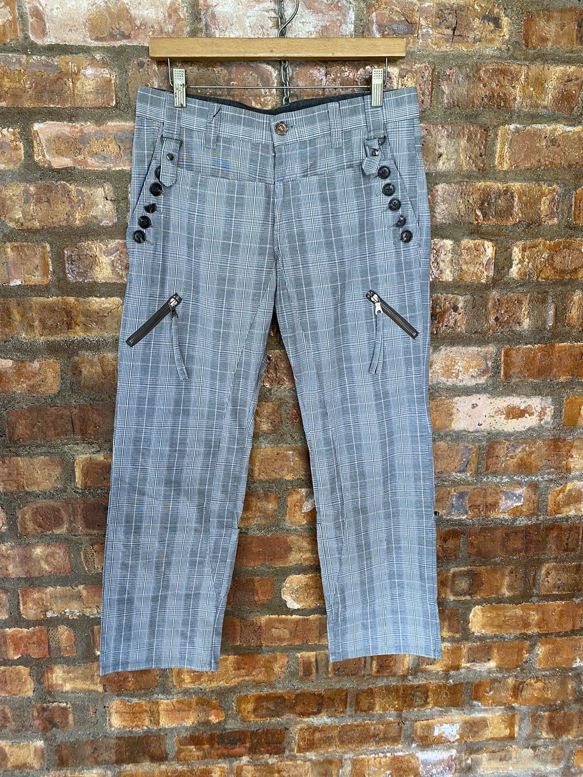 PPFM PPFM Checked multipoket anarchy pants Size US 31 - 2 Thumbnail