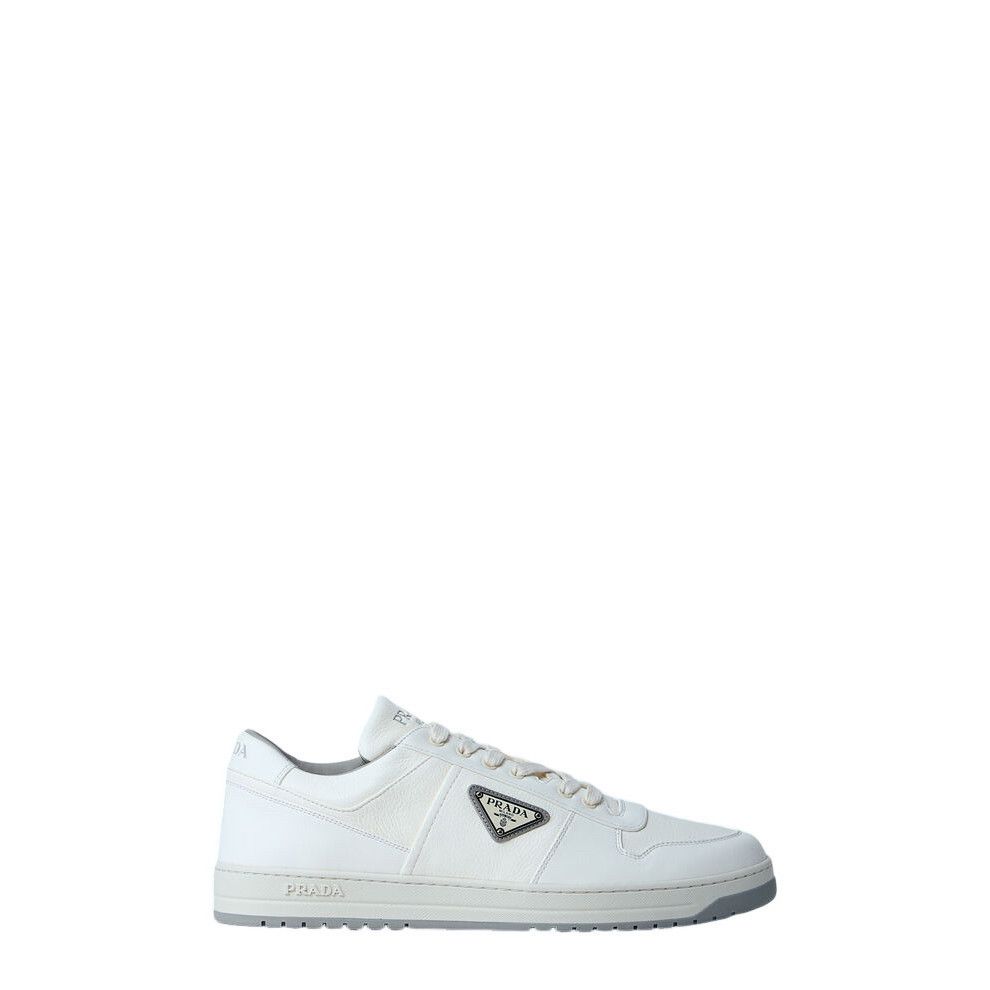 Prada PRADA Downtown $1120 Ivory Leather Sneakers New & Authentic Size US 11 / EU 44 - 2 Thumbnail