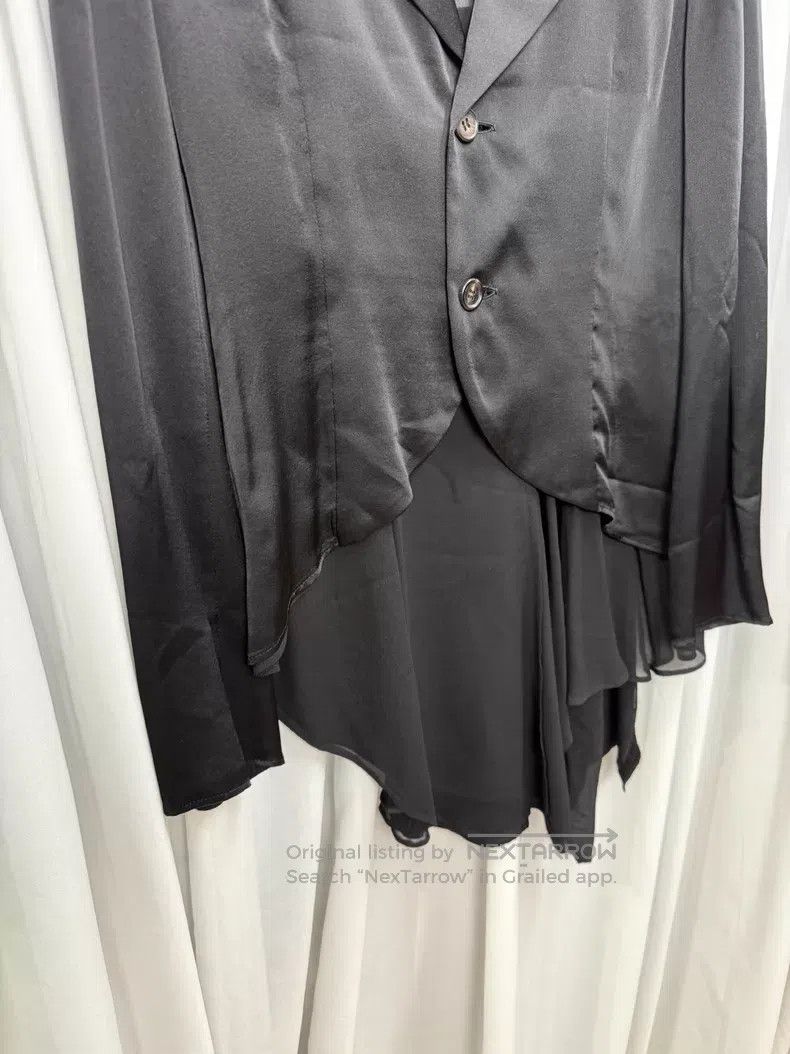 Other Yohji Yamamoto silk sheer panelled lightweight drape blaze Size M / US 6-8 / IT 42-44 - 4 Thumbnail