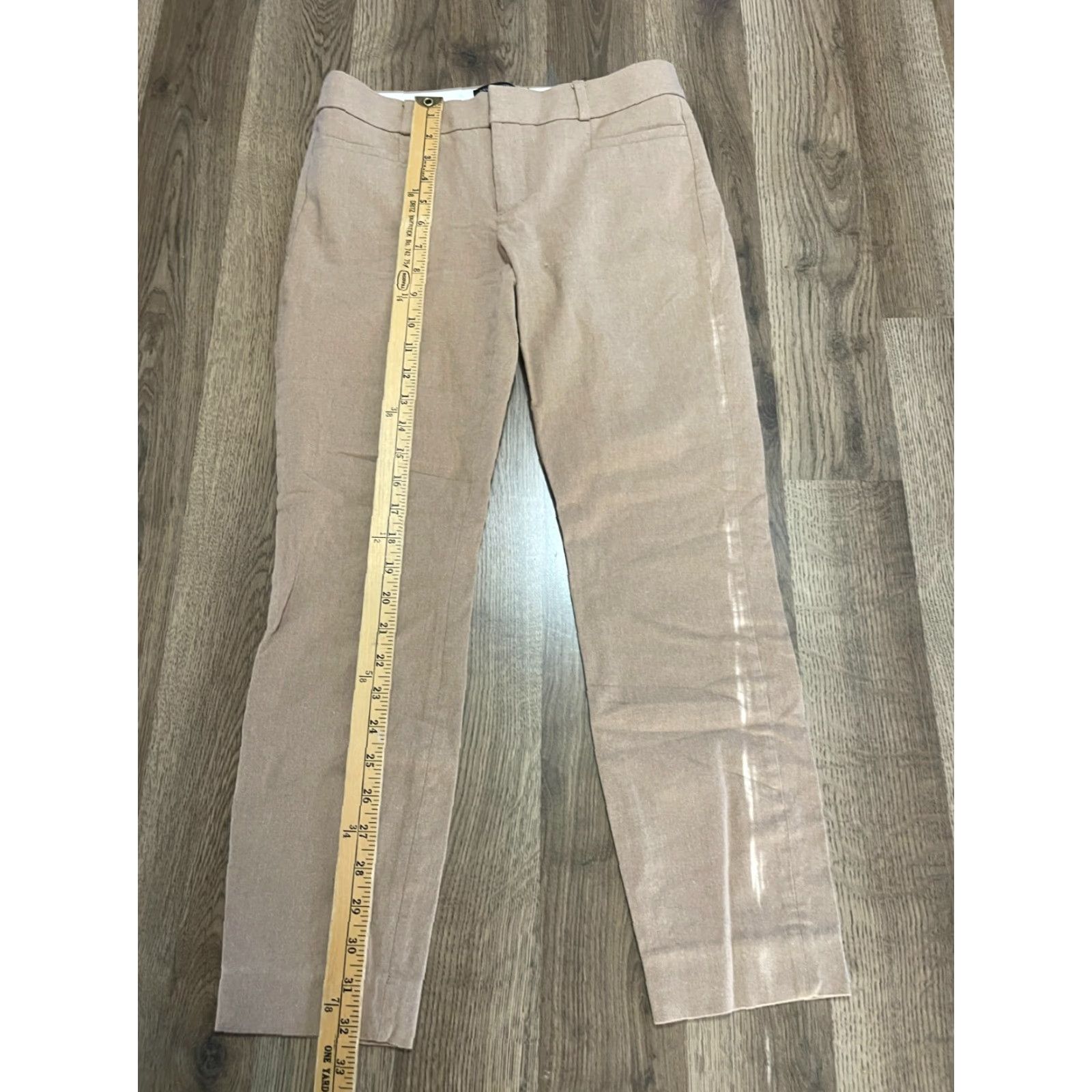Banana Republic Banana Republic Pants Women's Size 2 Dress Pants Tan Straight Leg Womens Size 26" / US 2 / IT 38 - 7 Thumbnail