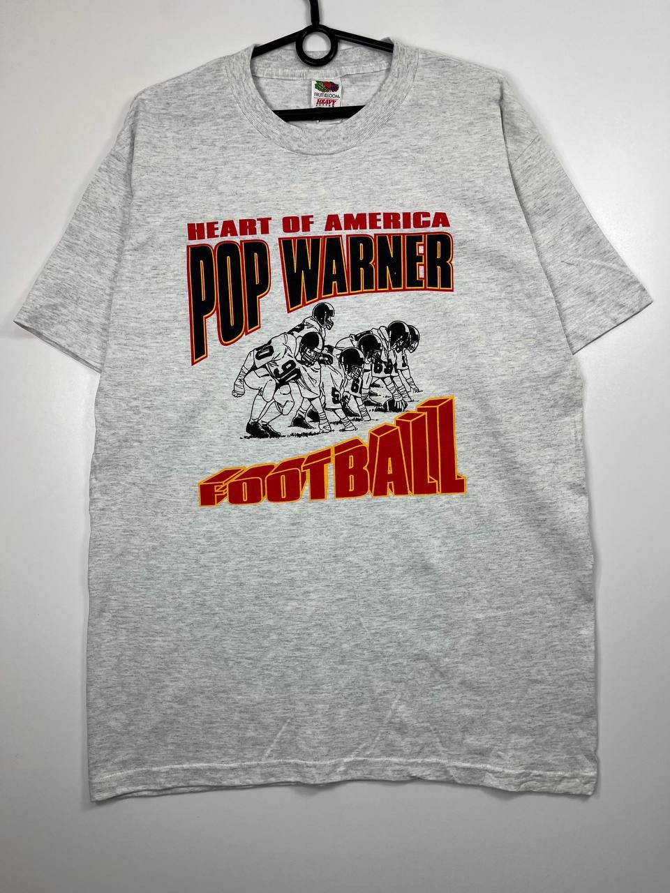 Other Vintage Pop Warner Football Shirt 90s Heart Of America Sz L Size US L / EU 52-54 / 3 - 1 Thumbnail