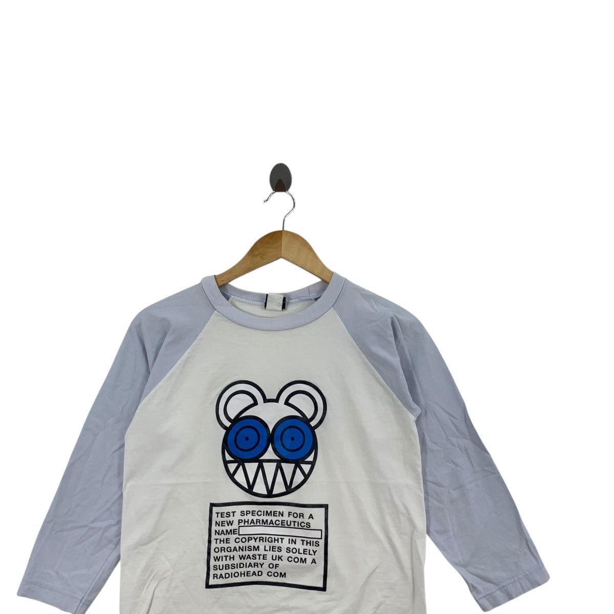 Vintage Vintage RADIOHEAD TEST SPECIMEN Waste Band Tee Shirt Size S / US 4 / IT 40 - 2 Thumbnail