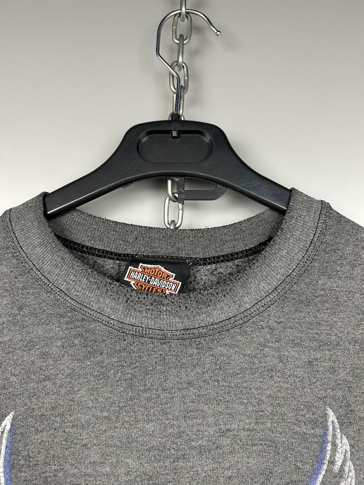 Harley Davidson × Vintage Vintage 90s Harley Davidson Sweatshirt Rare Size US L / EU 52-54 / 3 - 4 Thumbnail
