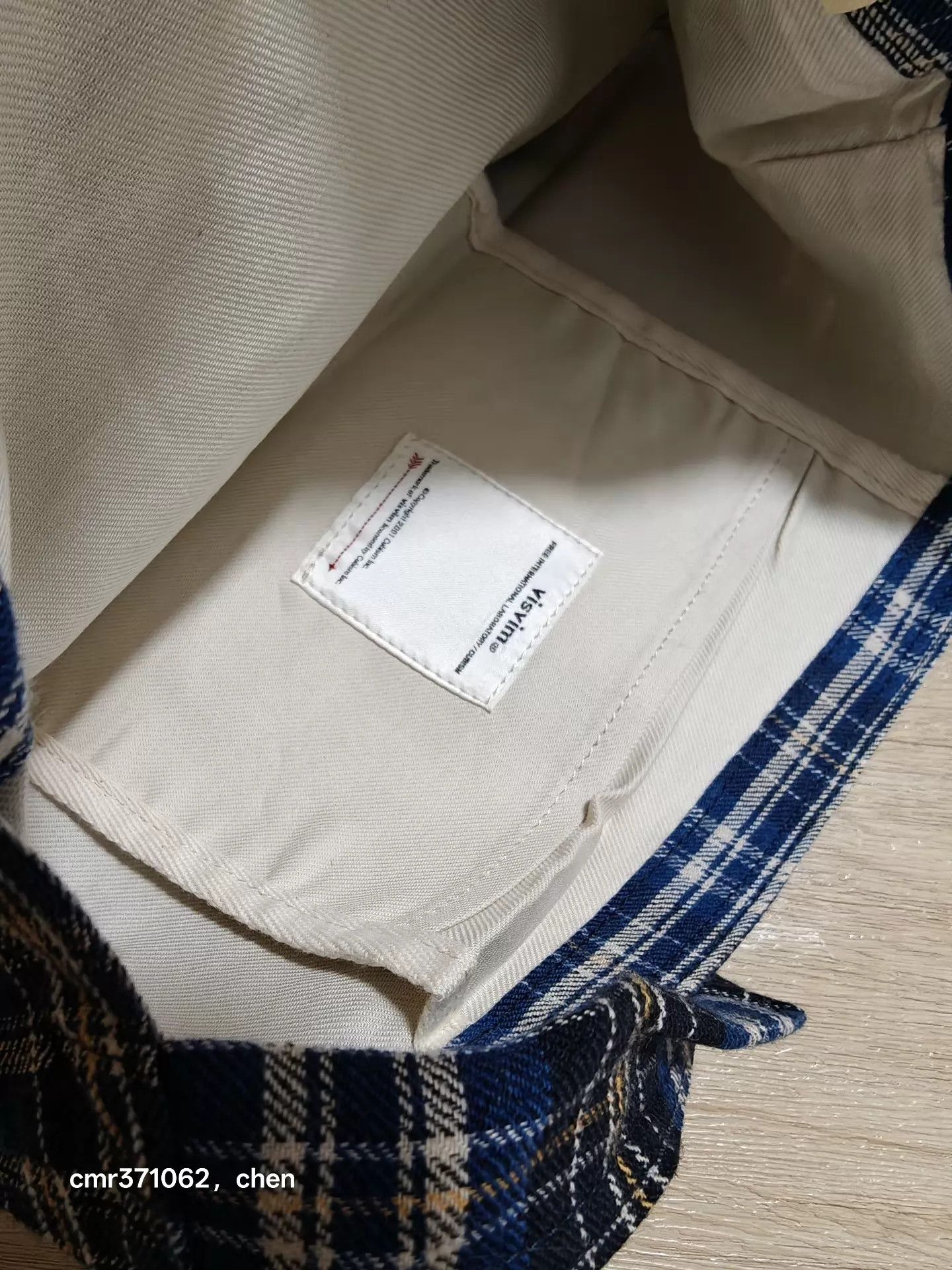 Visvim visvim 18aw musette check navy new shoulder bag Size ONE SIZE - 5 Thumbnail