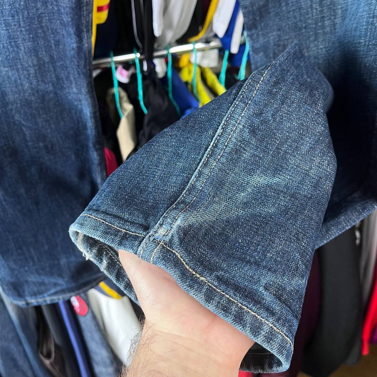 Levi's Levis 501xx Faded Distressed Denim Pants Made in Mexico Size US 34 / EU 50 - 12 Thumbnail