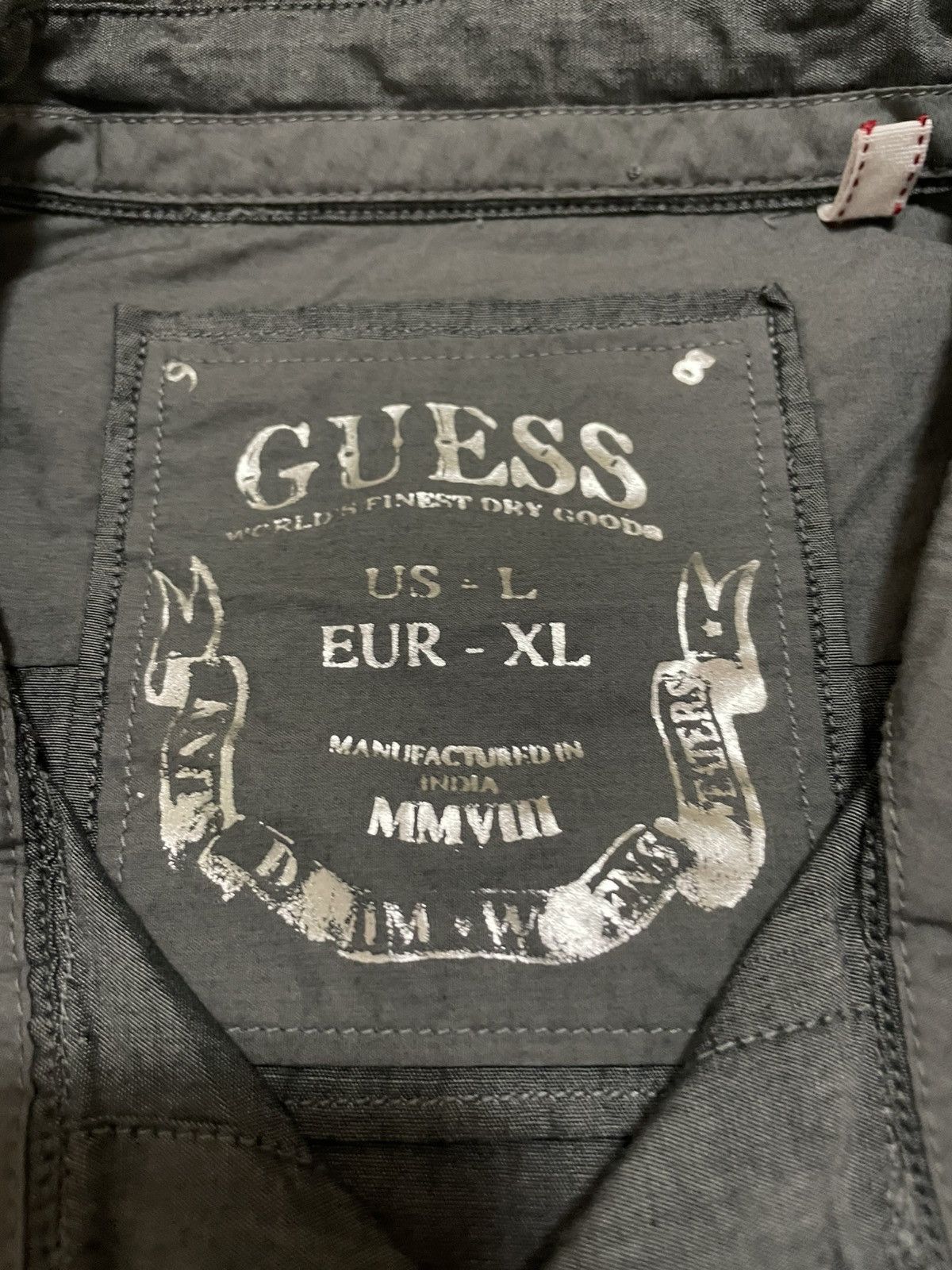 Guess Man Gray Guess Button Up Tshirt Praisly Design Size US L / EU 52-54 / 3 - 3 Thumbnail