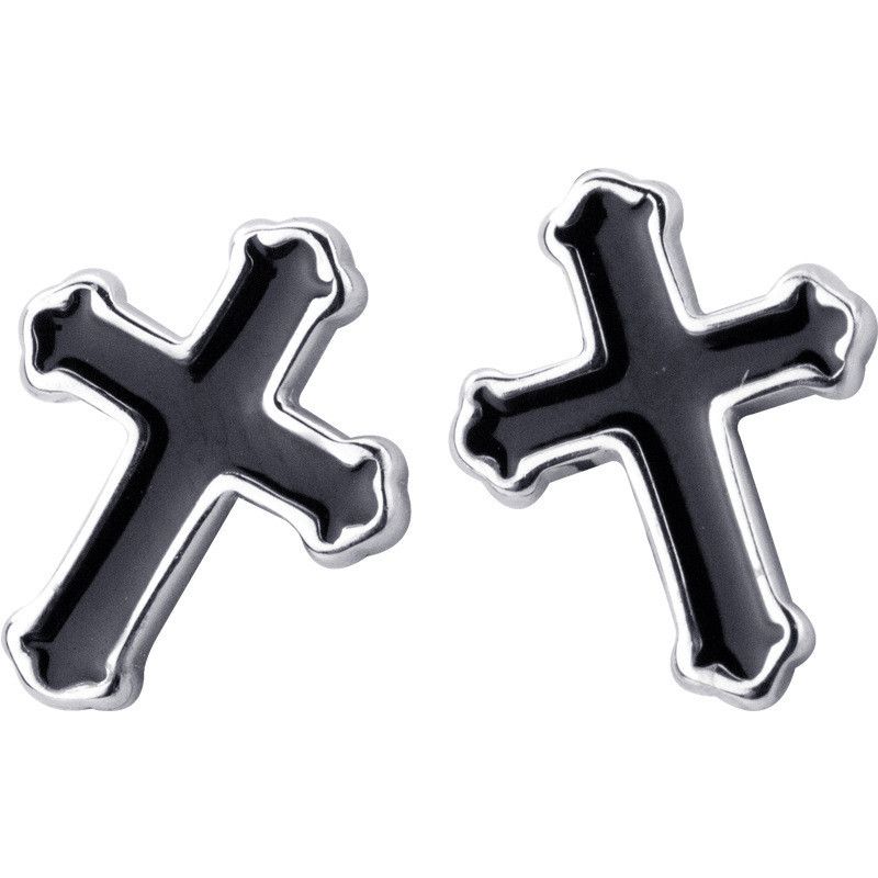Jewelry Earrings One Pairs Chrome Jewelry Size ONE SIZE - 5 Thumbnail