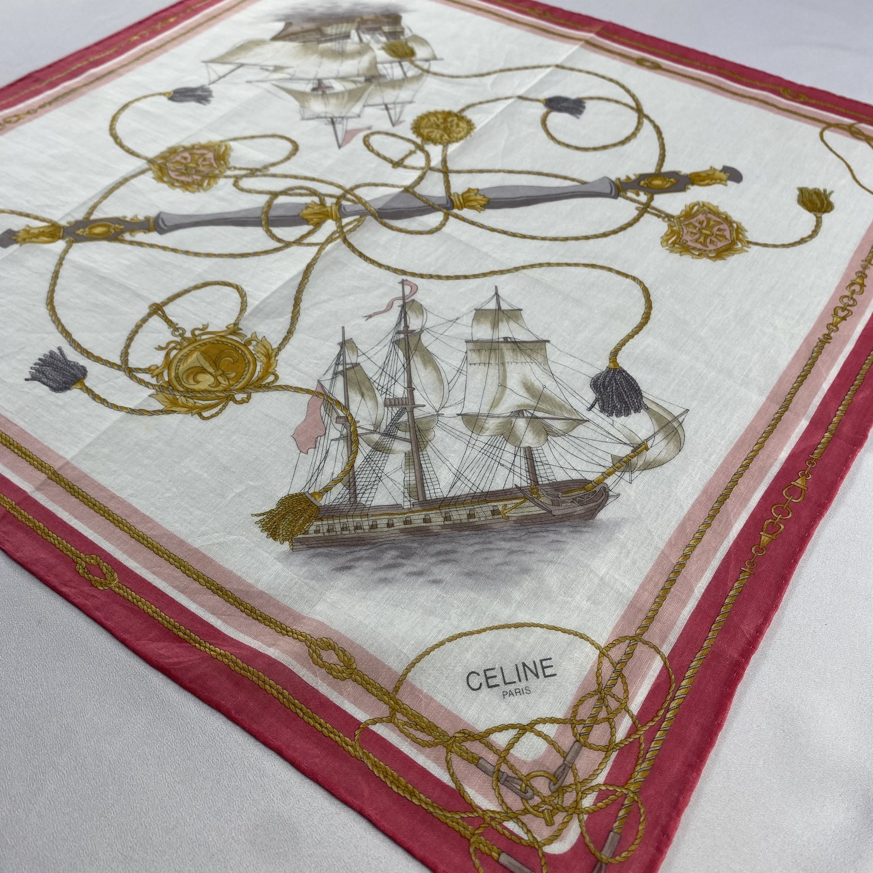 Celine × Vintage Celine Handkerchief / Neckerchief / Bandana-P1603 Size ONE SIZE - 2 Thumbnail