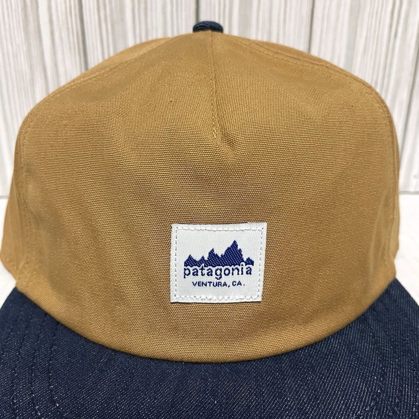 Patagonia Patagonia Hat Snapback Cap Adjustable Range Brown Tan Cotton Polyester One Size Men Size ONE SIZE - 3 Thumbnail