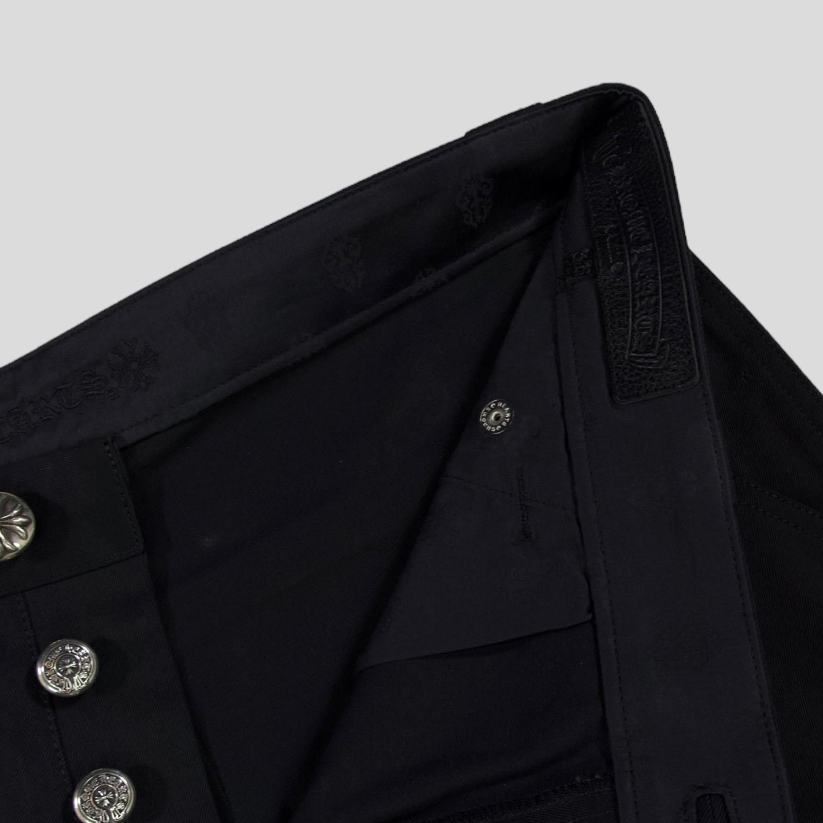 Chrome Hearts Chrome Hearts Double Knee Chino Pants in Black Size US 38 / EU 54 - 5 Thumbnail