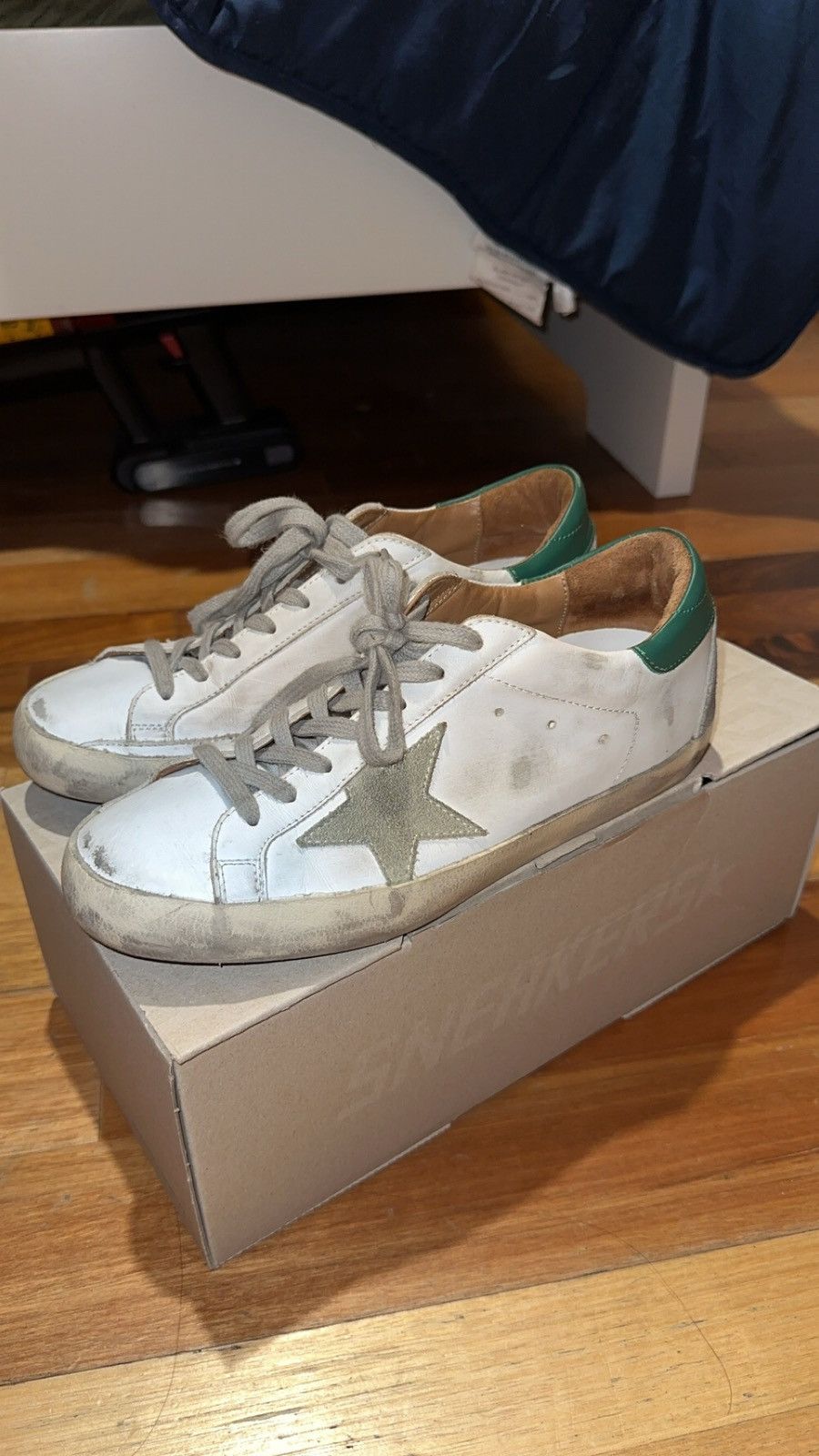 GOLDEN GOOSE SUPERSTAR メッシュスニーカー ホワイト Golden Goose Golden Goose Sneakers Super Star White/Grey