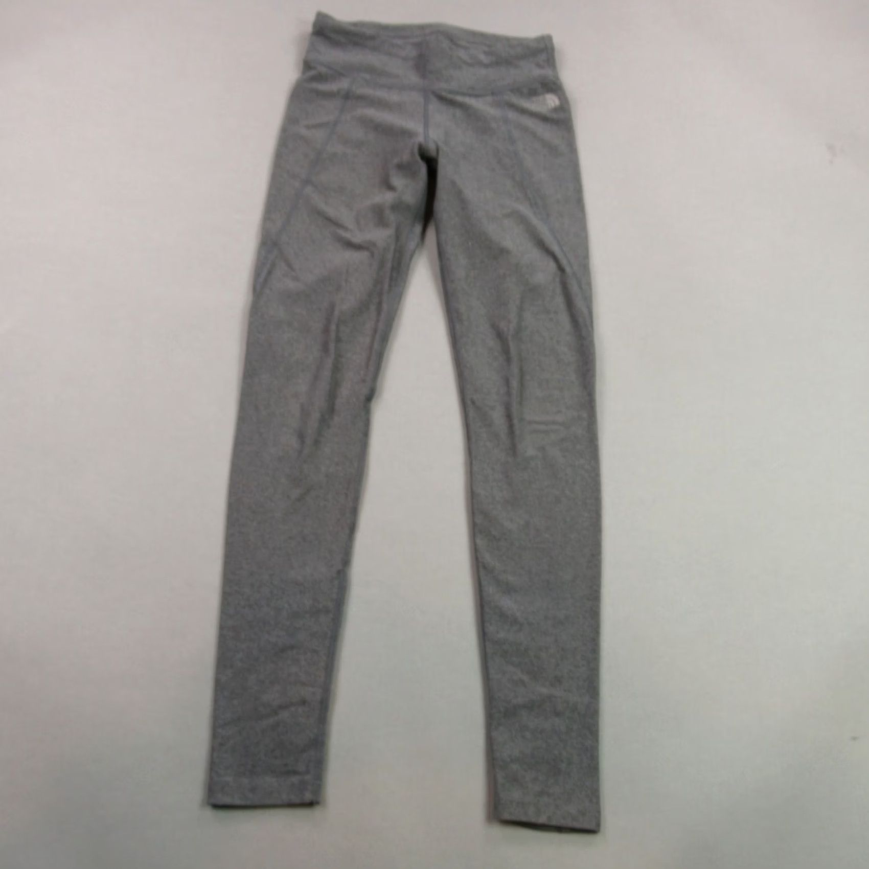 The North Face The North Face Leggings Womens XS Tapered Leg Stretch Lightweight Casual Workout Gray Polyester Blend Spandex Knit Inseam 28 in Ankle Pockets Outdoor Size 26" / US 2 / IT 38 - 2 Thumbnail