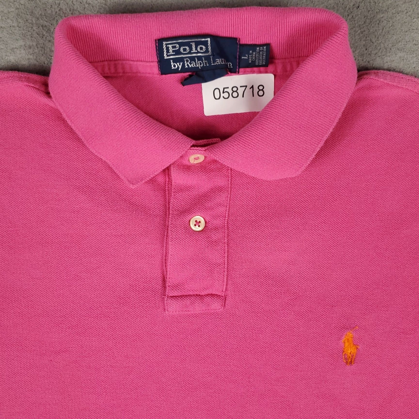 Ralph Lauren Ralph Lauren Polo Shirt Large Pink Casual Short Sleeve Mens Size US L / EU 52-54 / 3 - 2 Thumbnail