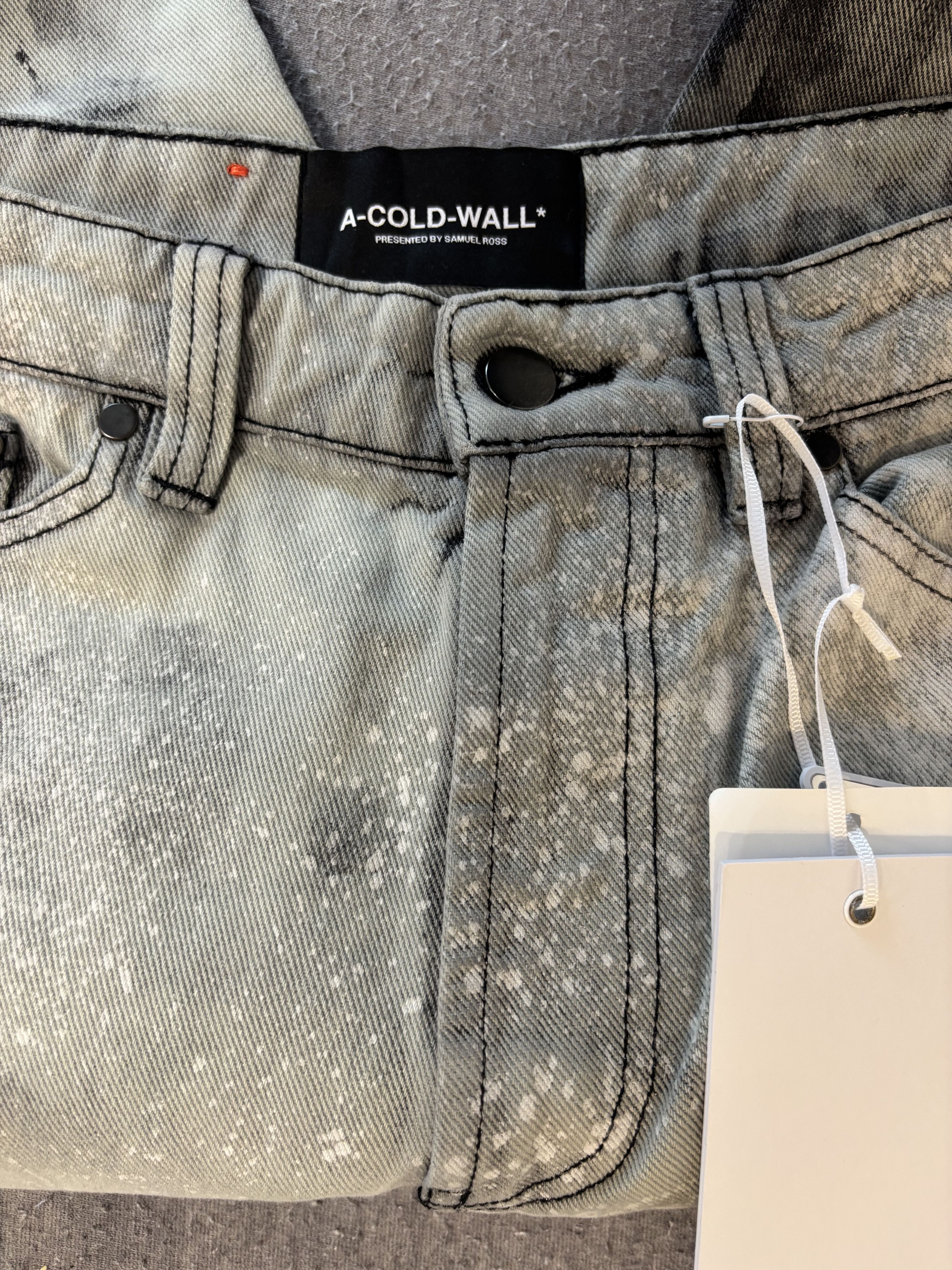 A-COLD-WALL* A-Cold-Wall Man's Tie-die Denim pants Size US 32 / EU 48 - 2 Thumbnail