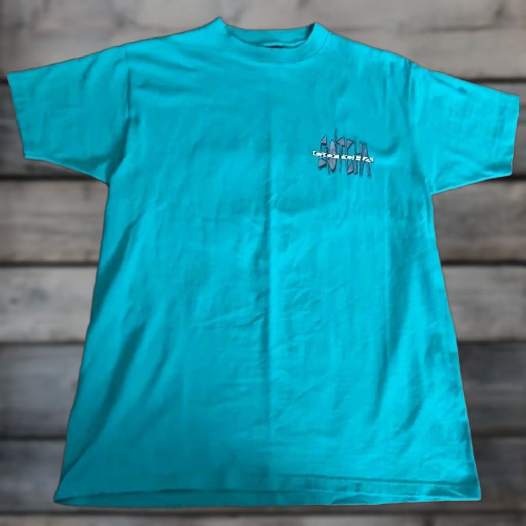 Gotcha VINTAGE Gotcha T-Shirt Men Large Blue 90s Surf USA Jersey Logo Graphic Size US L / EU 52-54 / 3 - 1 Thumbnail