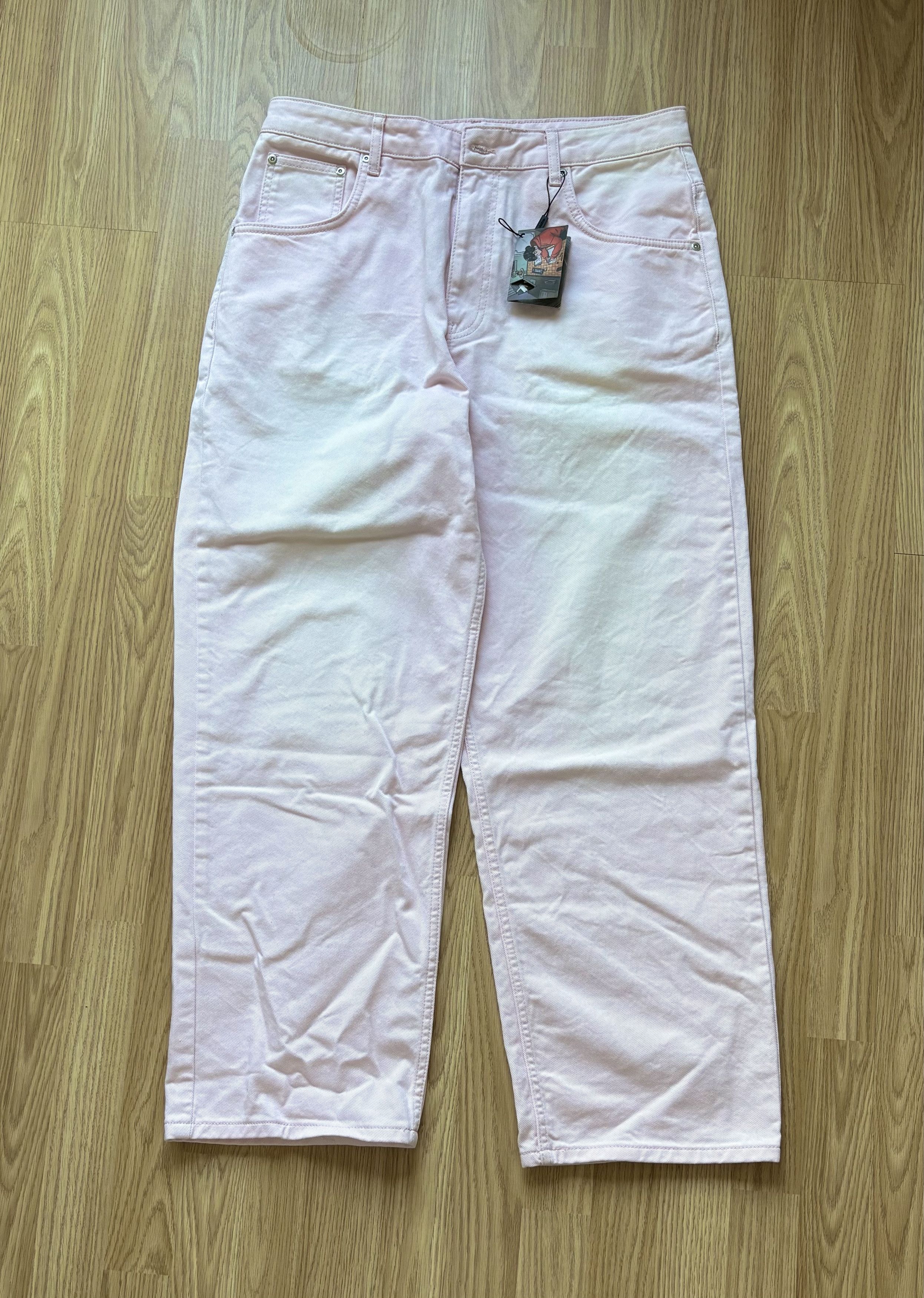 Derschutze Derschutze "garden of eden" denim jeans - light pink Size US 32 / EU 48 - 2 Thumbnail