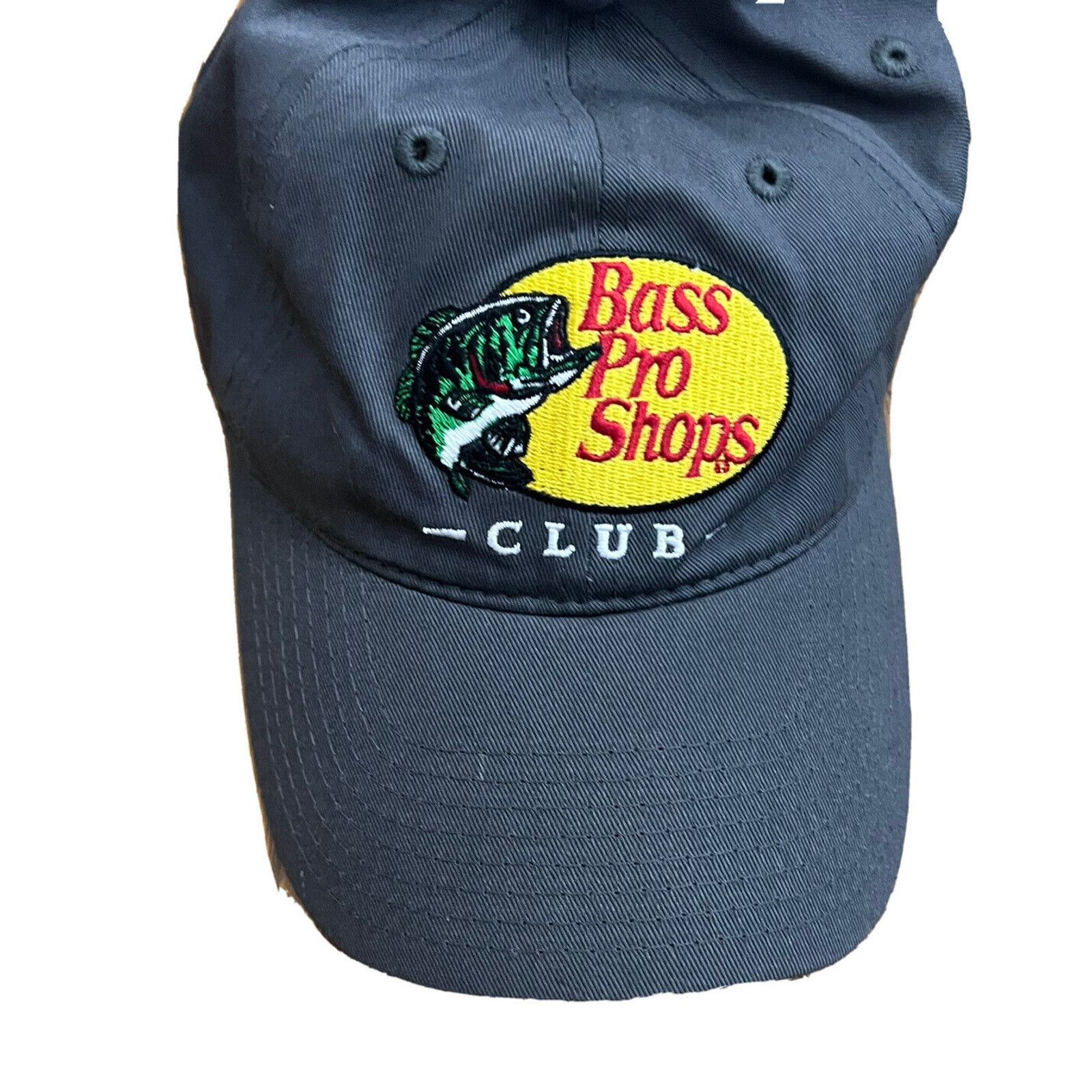 Bass Pro Shops Bass Pro Shops Gray Adjustable Snapback Dad Hat Size ONE SIZE - 1 Thumbnail