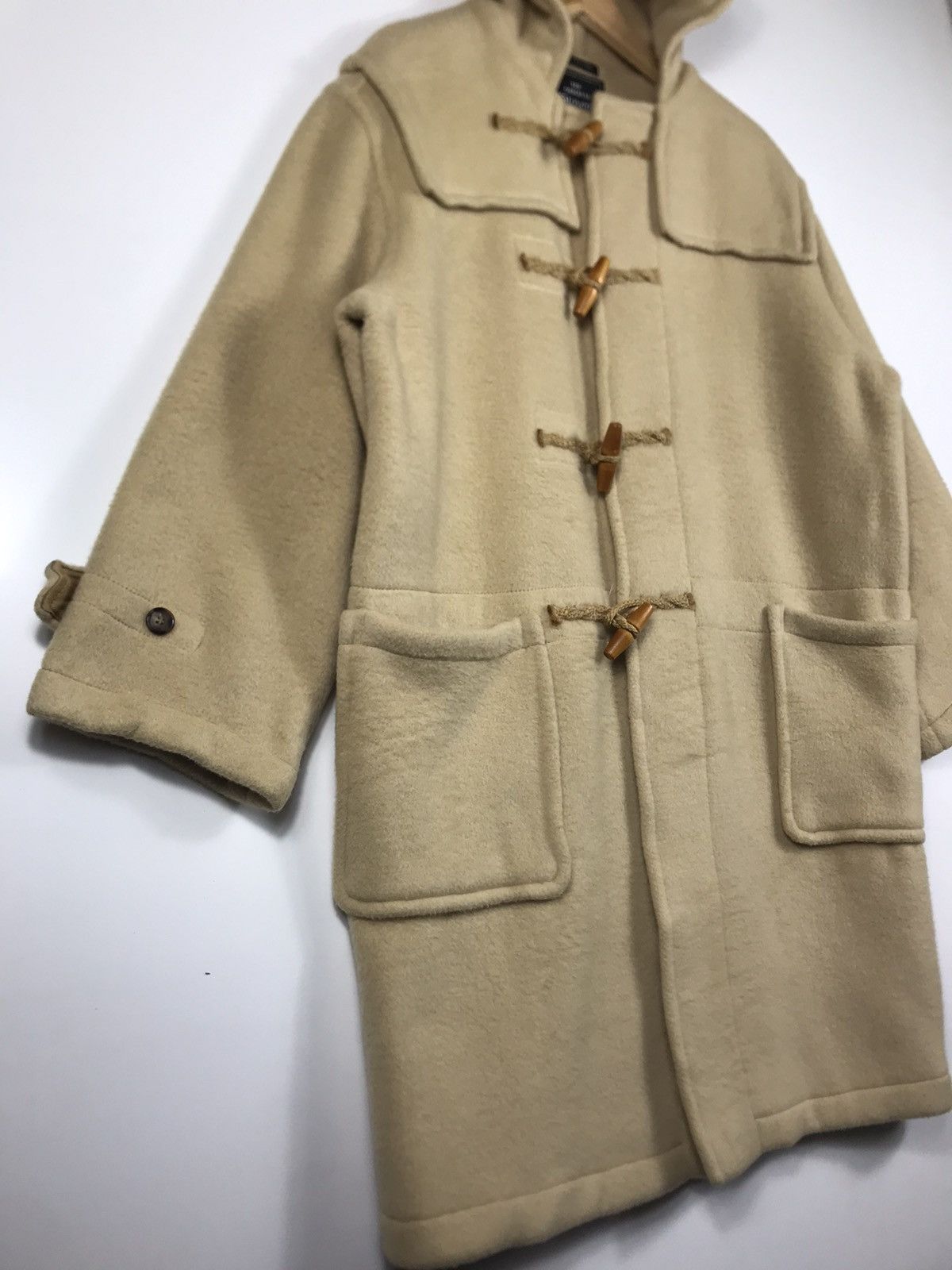 Gloverall × Vintage 🌟Gloverall Hooded Wool Duffle Long Coat Size US M / EU 48-50 / 2 - 2 Thumbnail