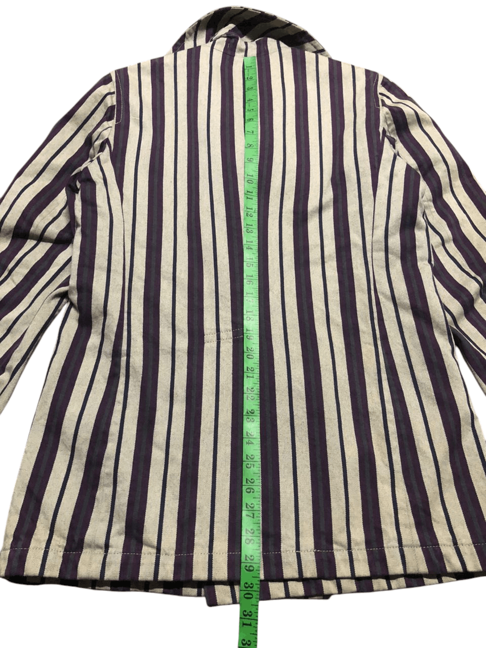 Japanese Brand Japanese Brand Yutaka Stripe Double Breasted Coat Size US S / EU 44-46 / 1 - 16 Thumbnail