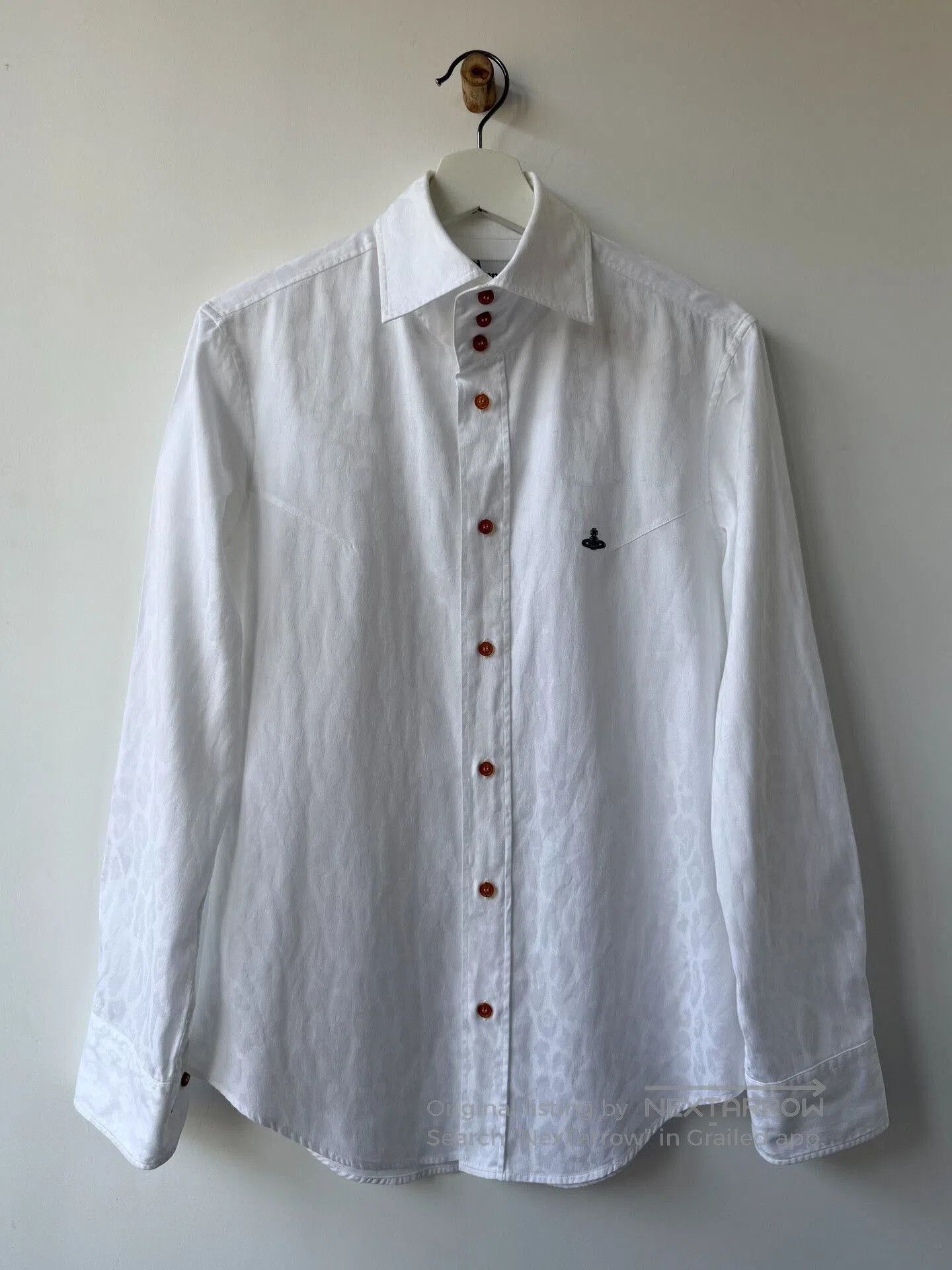 Vivienne Westwood vivienne westwood embroidered long sleeve shirt. Size US L / EU 52-54 / 3 - 1 Thumbnail