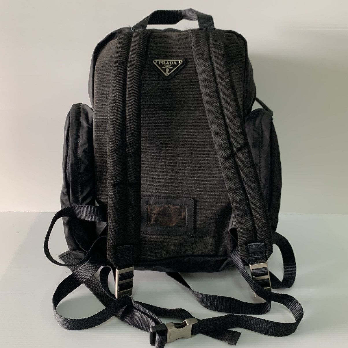 Prada Nylon Black Backpacks