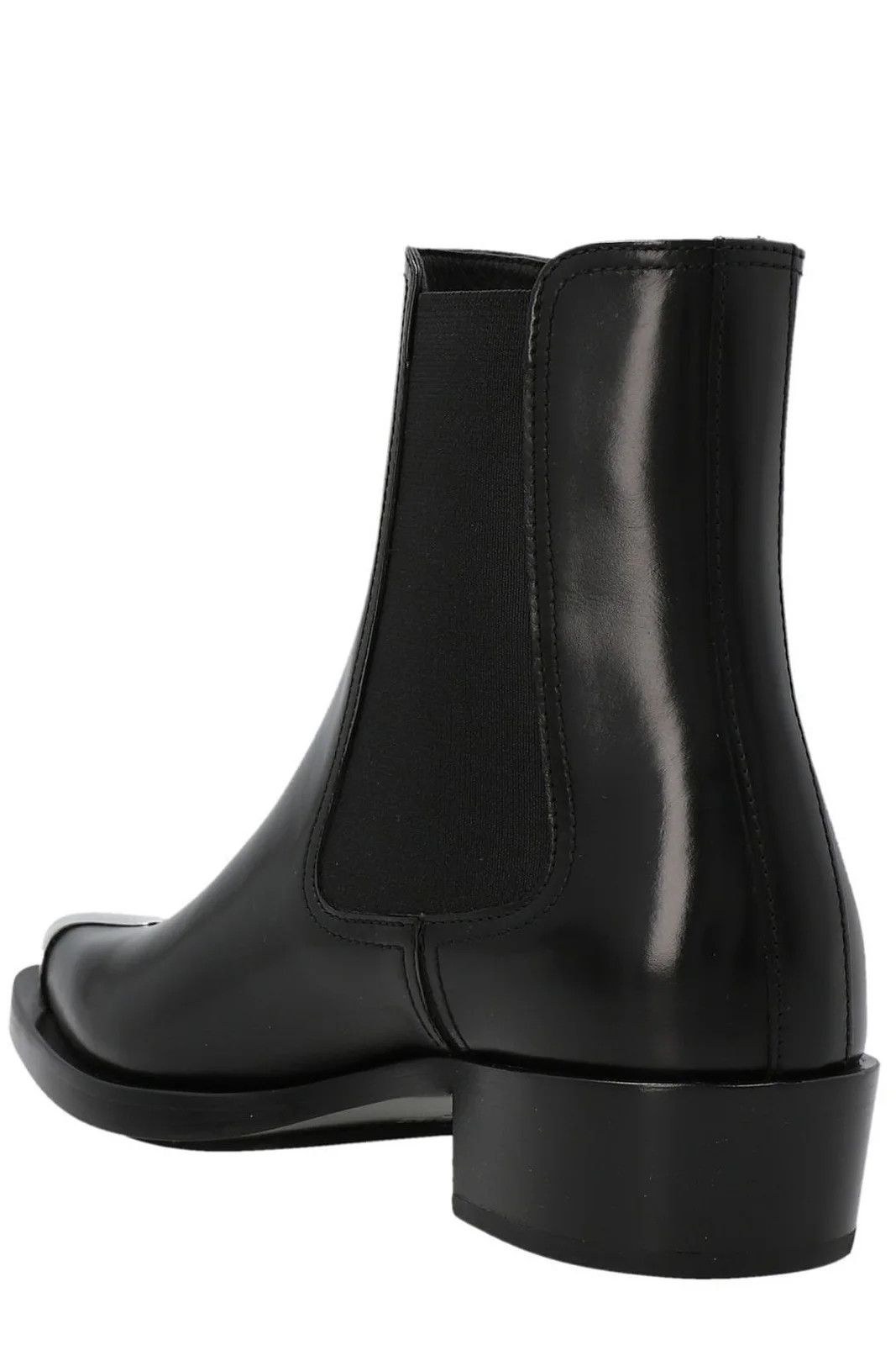 Alexander McQueen o1y0225 Ankle Boots in Black Size US 6 / IT 36 - 2 Thumbnail