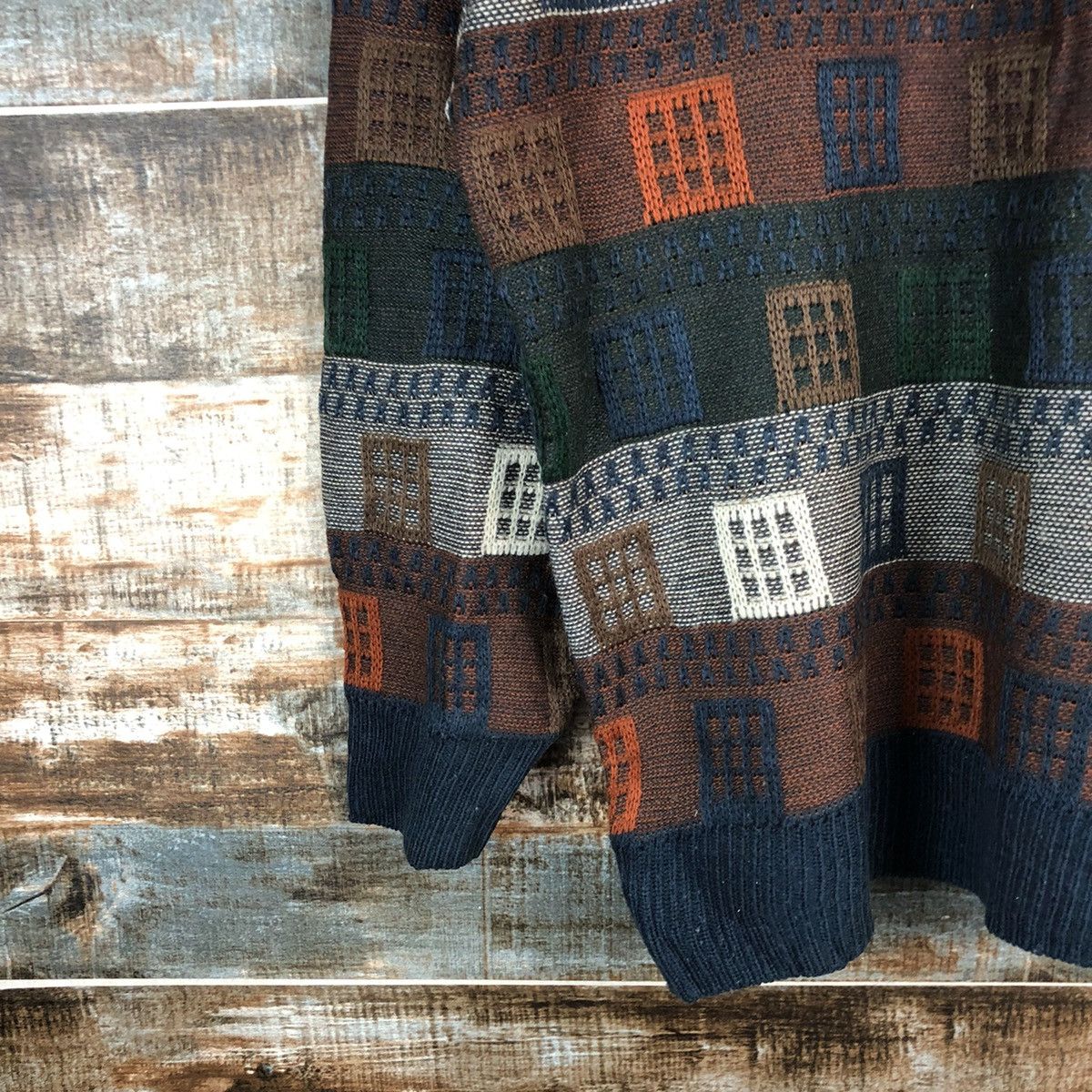 Homespun Knitwear Japan vintage streetwear Brown Knitwear #A2342 Size US M / EU 48-50 / 2 - 7 Thumbnail