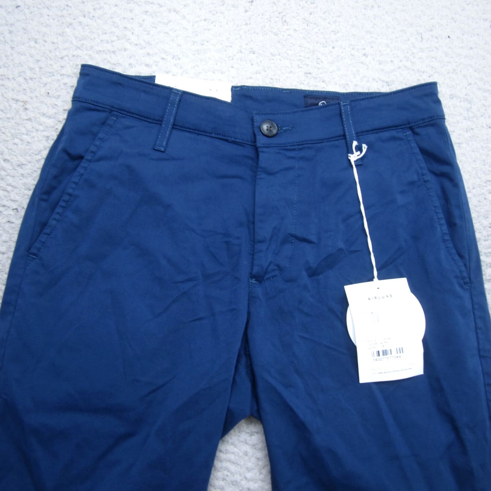 Griffin AG Adriano Goldschmied Shorts Mens 28 Blue Griffin Relaxed Chino Preppy Casual Size US 28 / EU 44 - 4 Thumbnail