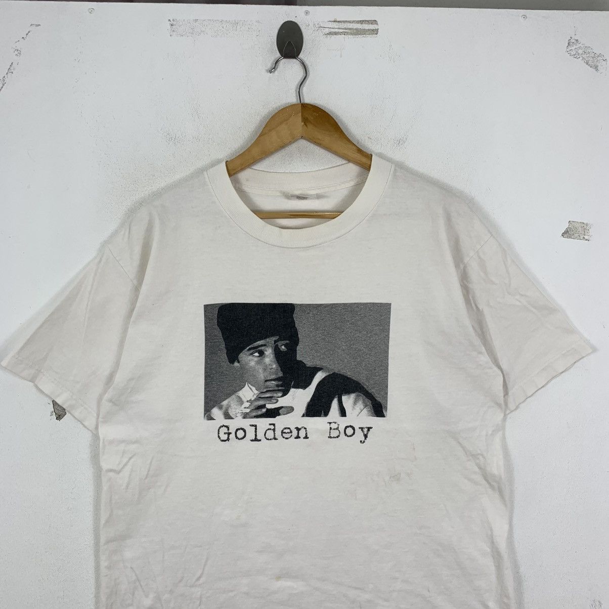 Vintage Vintage Oscar De La Hoya Golden BoyBoxer Boxing TShirt SizeL Size US L / EU 52-54 / 3 - 3 Thumbnail