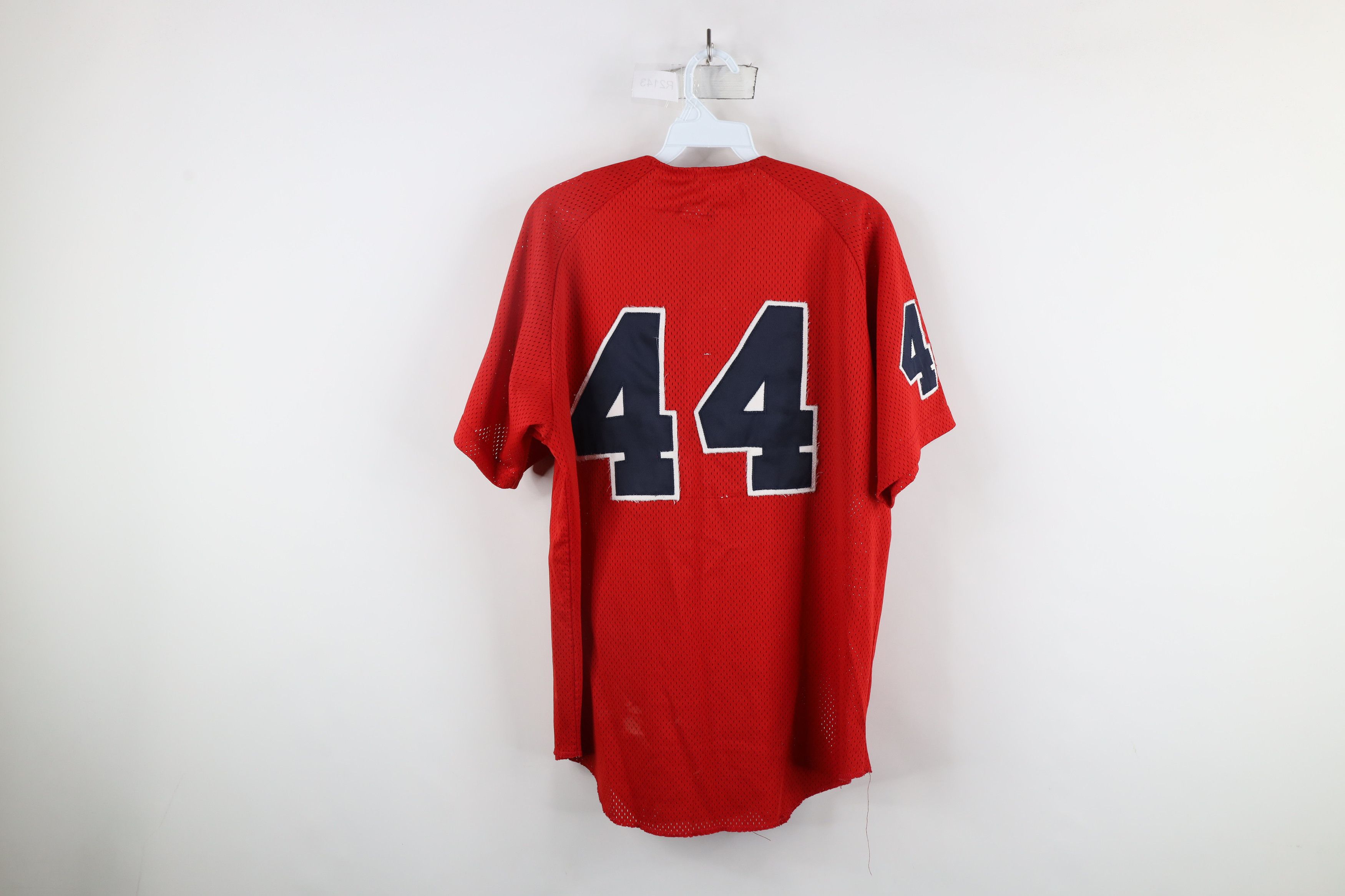 Vintage Vintage 90s Out Toledo Barons Mesh Baseball Jersey Red USA Size US M / EU 48-50 / 2 - 13 Thumbnail