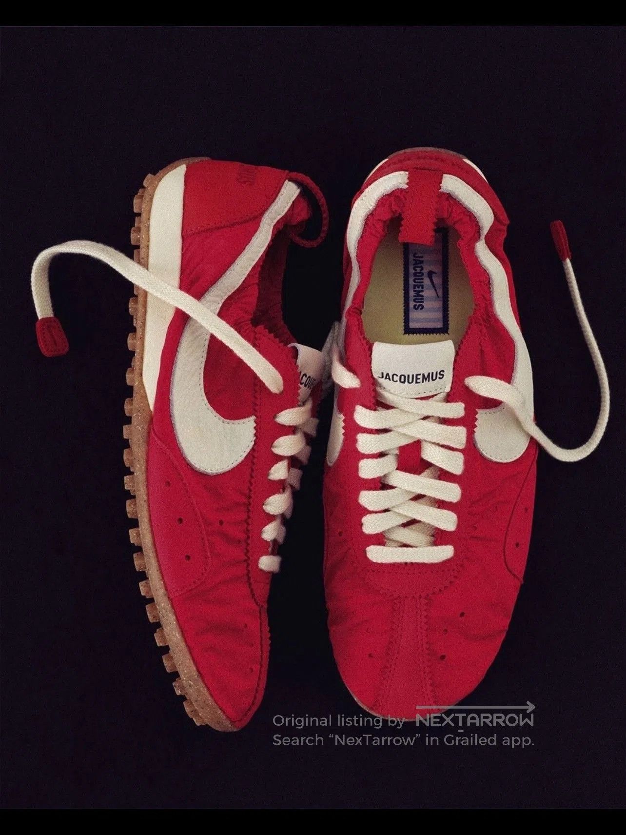 Jacquemus Nike Moon Shoe x Jacquemus Women's Red. Size US 5 / IT 35 - 5 Thumbnail