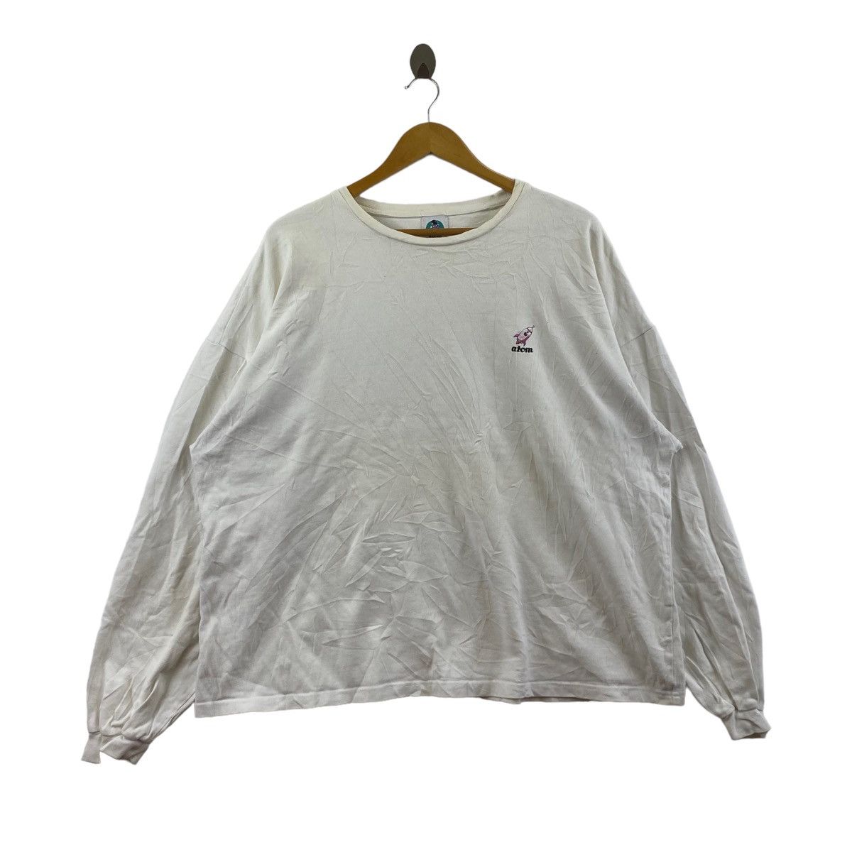 Japanese Brand × Vintage Vintage ATOM Anime Japan Brand Band Oversize White Size US L / EU 52-54 / 3 - 3 Thumbnail