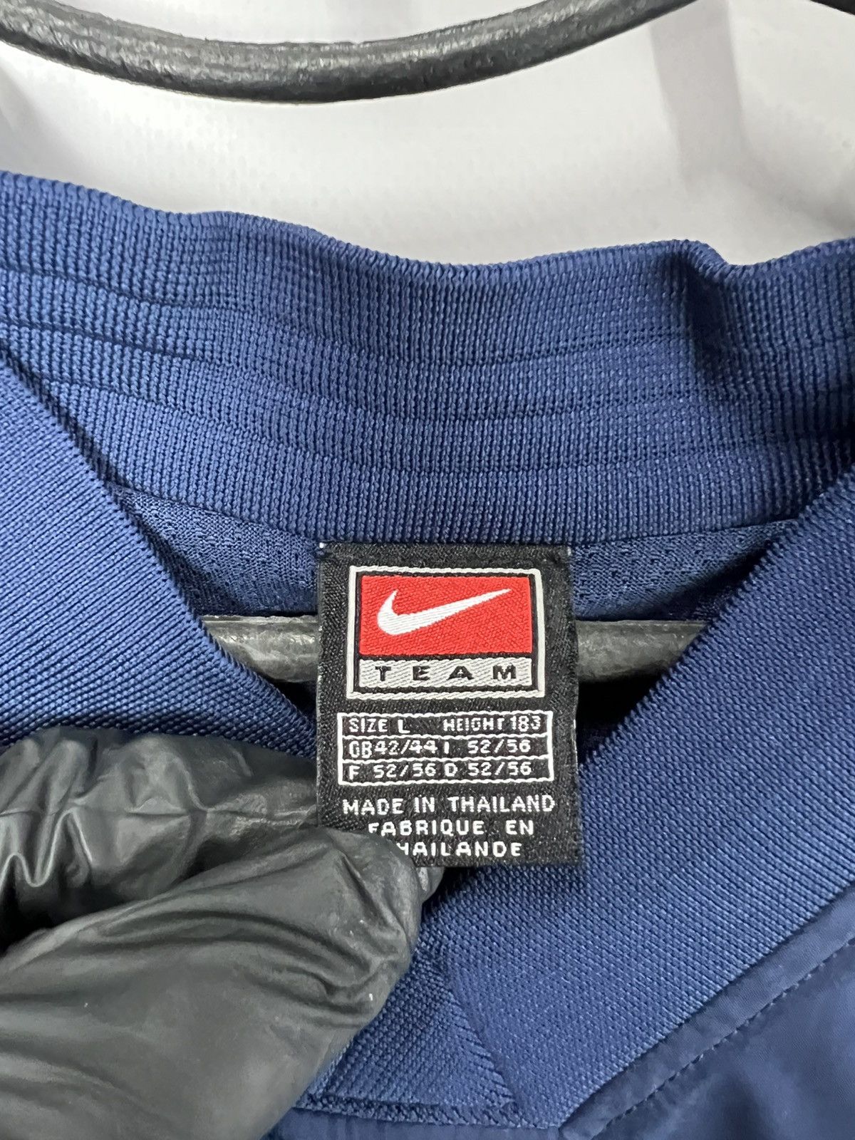 90 Nike Central Logo Vintage Y2K Oversized Nylon Sweatshirt