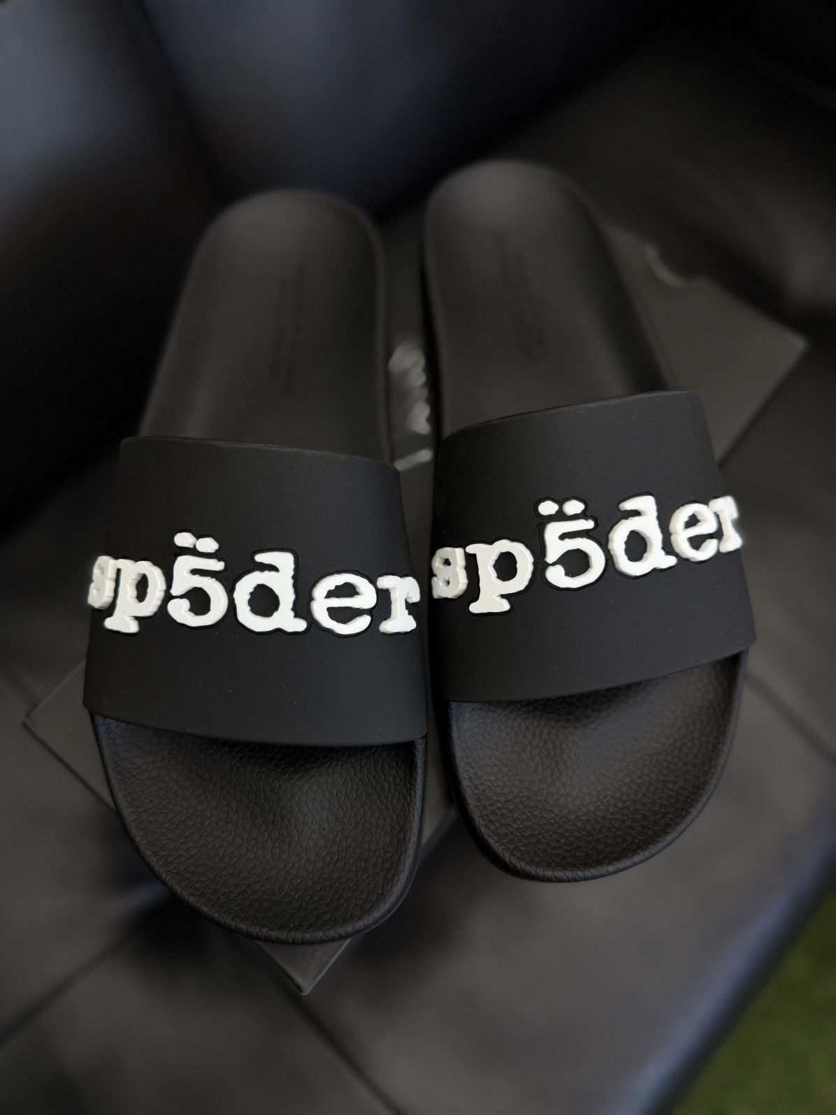 Sp5der Sp5der Slides Slip On Black Size 10 (Brand New) Size US 10 / EU 43 - 1 Thumbnail