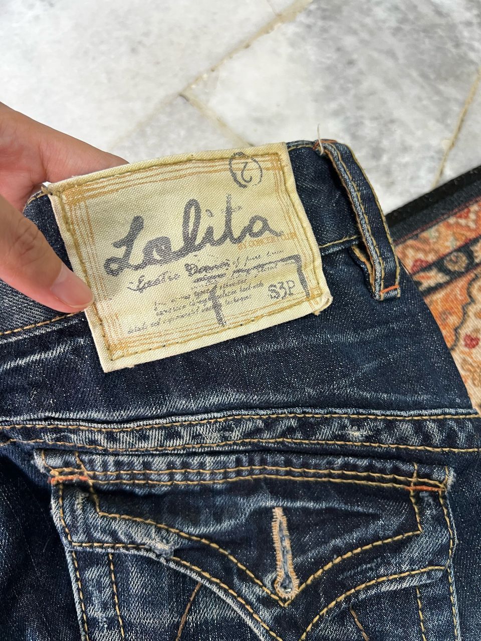 Japanese Brand Yoshitomo Nara Lolita Distressed Jeans Size US 31 - 7 Thumbnail