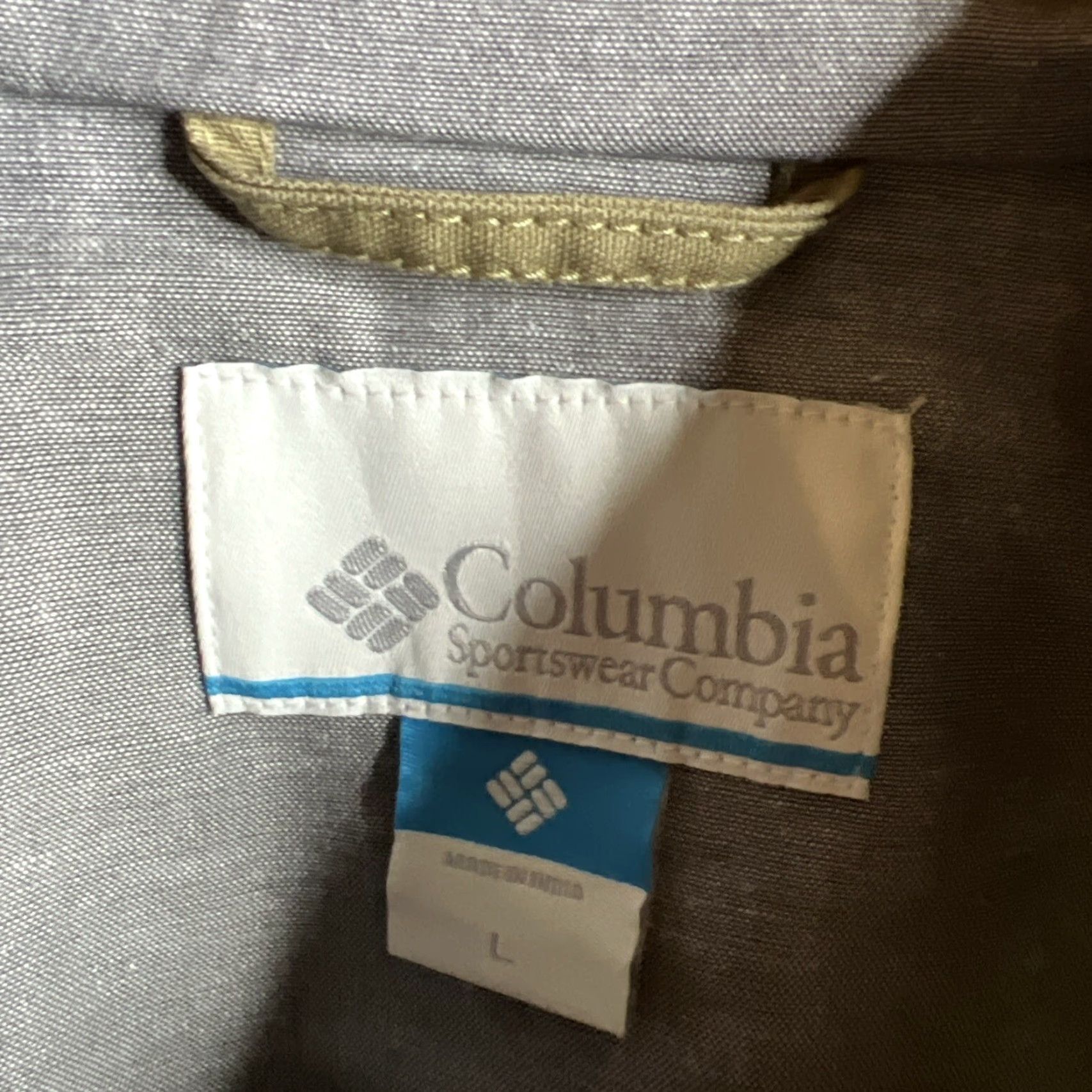 Vintage COLUMBIA Jacket Mens Large GREEN MILITARY STYLE Insulated Spring Cotton Blend Outer Shell Crew Pit to Pit 26” Length 30” Size US L / EU 52-54 / 3 - 3 Thumbnail