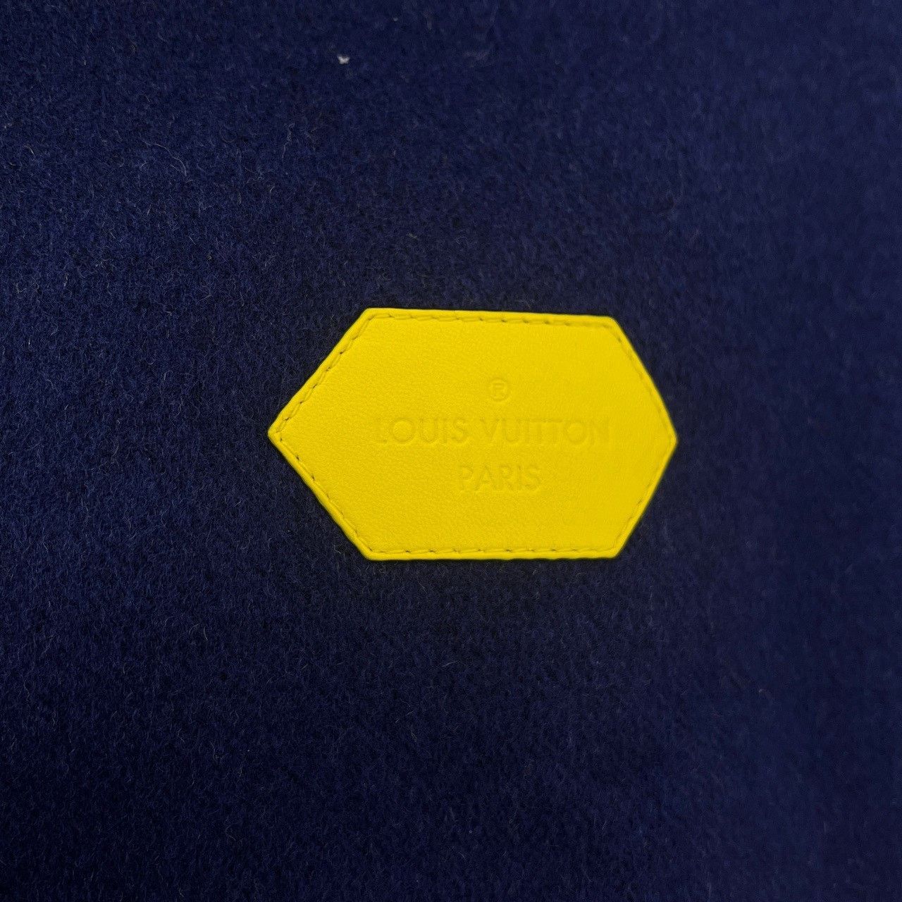 Louis Vuitton Louis Vuitton Blue and yellow color contrast full logo hood Size US XXS / EU 40 - 8 Thumbnail