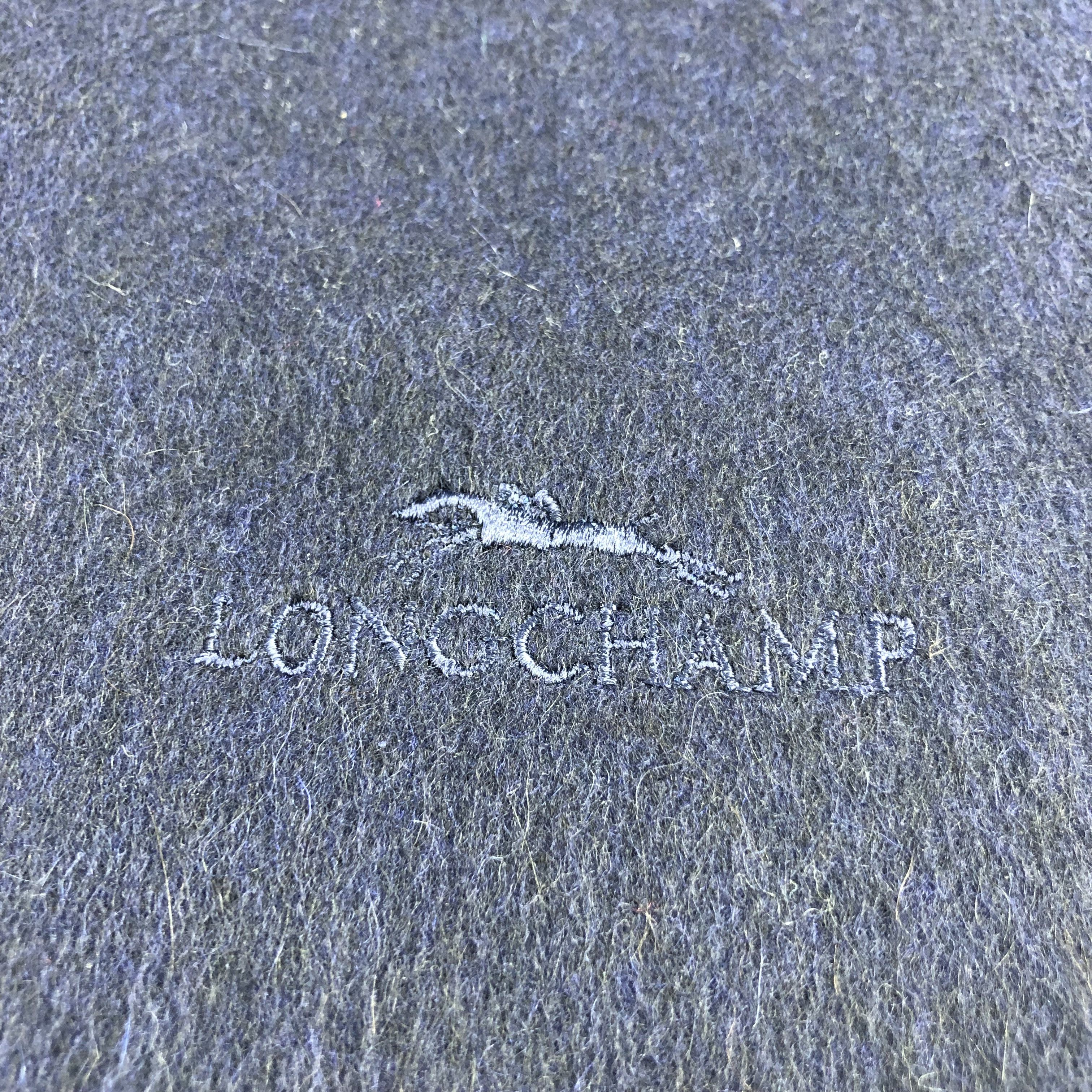 Longchamp Longchamp Cashmere Scarf Muffler V942 Size ONE SIZE - 4 Thumbnail