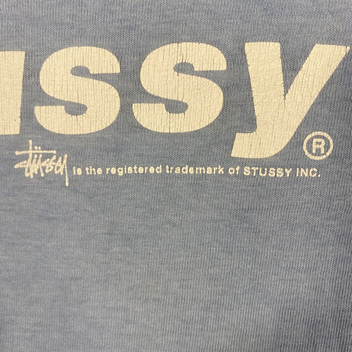Stussy Vintage 90's STUSSY Logo Graphic Distressed Tee Shirt Size US S / EU 44-46 / 1 - 3 Thumbnail