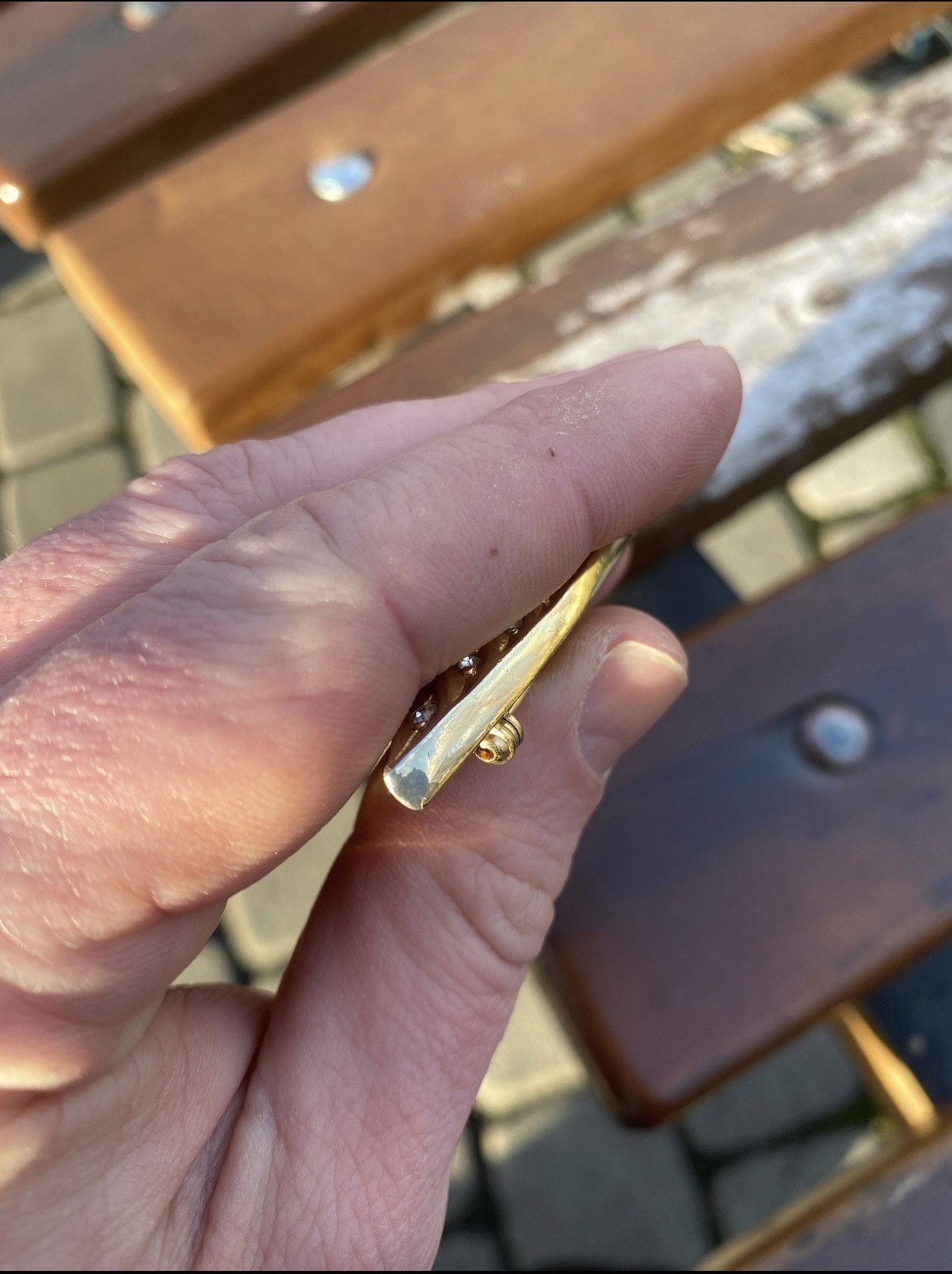 Dior Vintage 1970s Christian Dior Gold Plated Brooch Size ONE SIZE - 4 Thumbnail