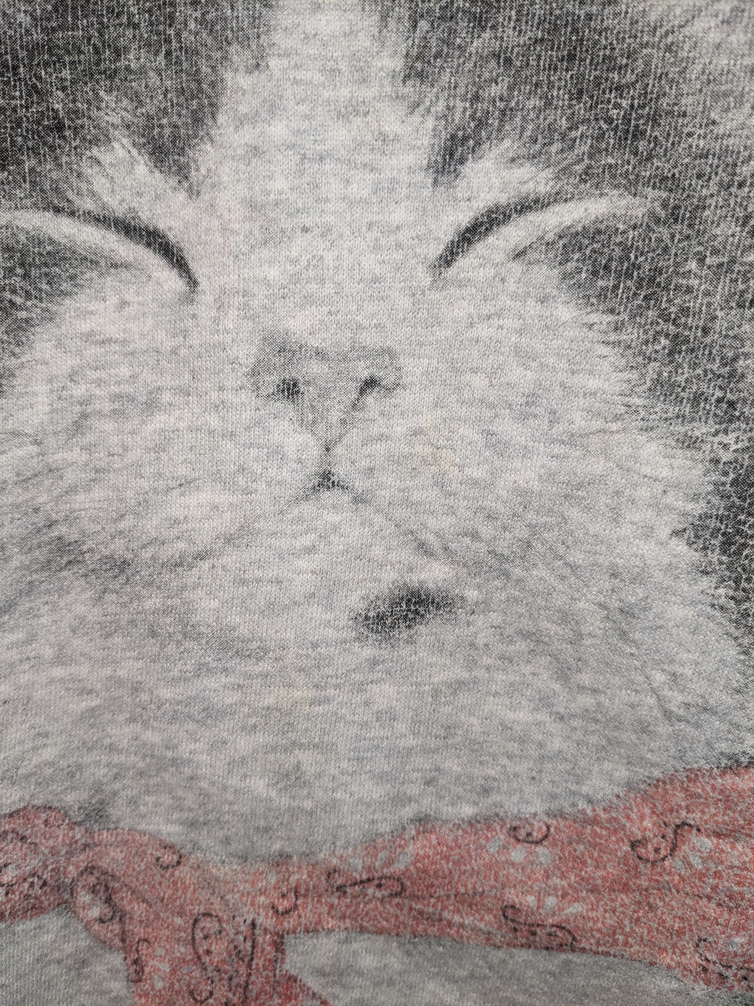 Vintage Vintage 90s Cat Animal Nature Virginia Miller Sweatshirt Size US M / EU 48-50 / 2 - 5 Thumbnail