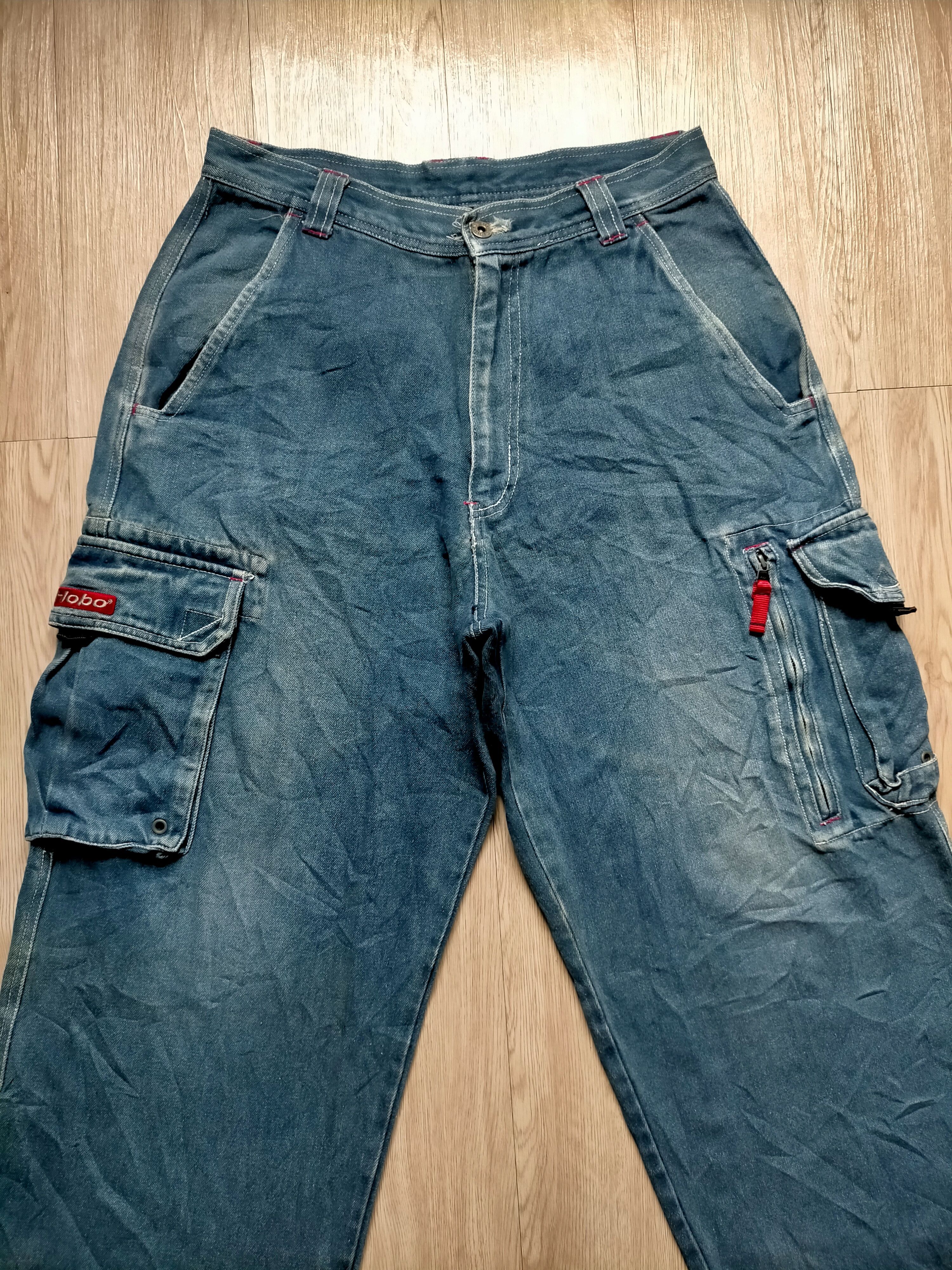 Hobo Hobo Baggy Hip Hop Skate Cargo Pants Size US 32 / EU 48 - 3 Thumbnail