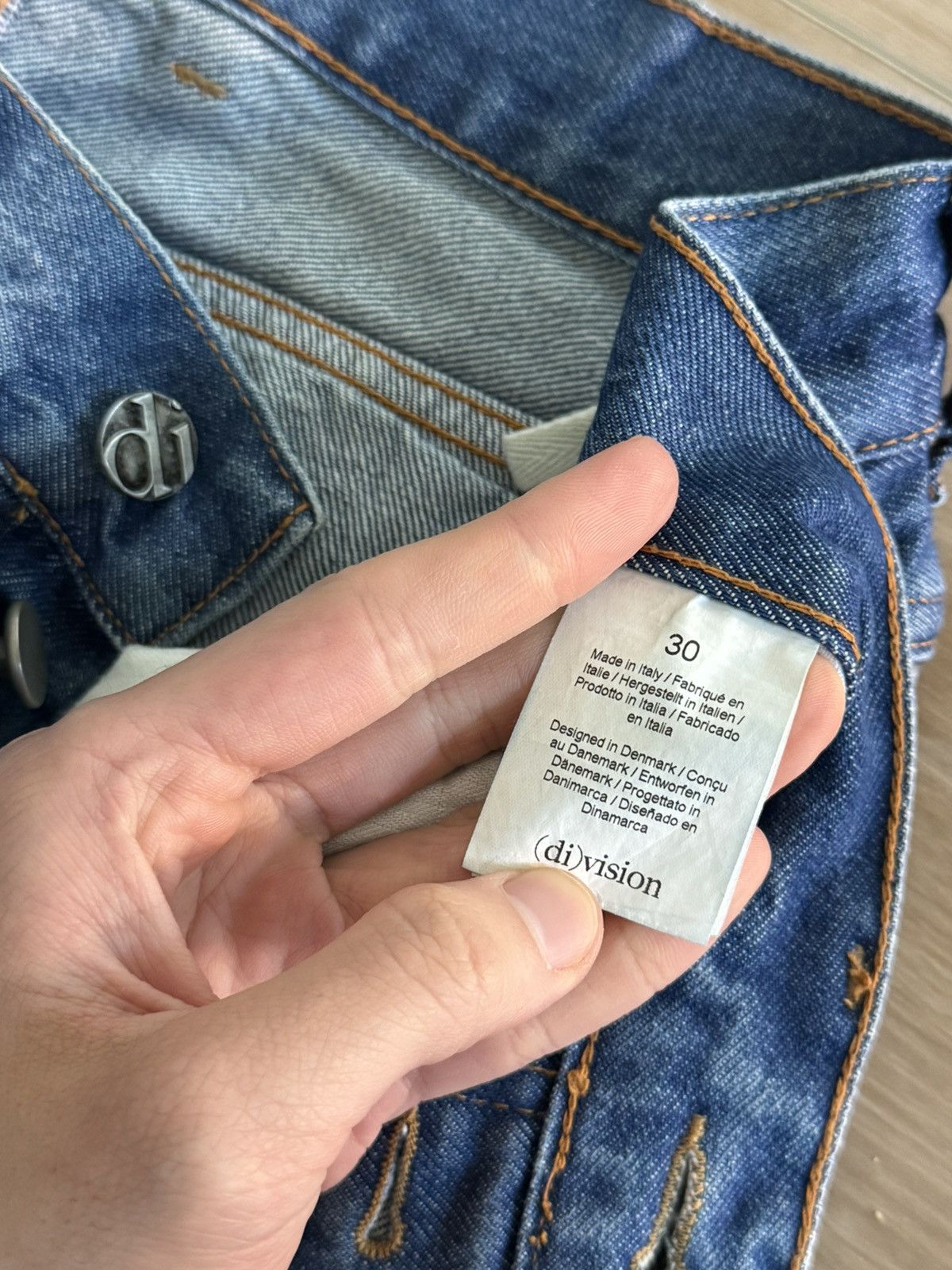 (di)vision (Di)vision Xeno Relaxed Fit Check Patch Jeans Size US 30 / EU 46 - 4 Thumbnail